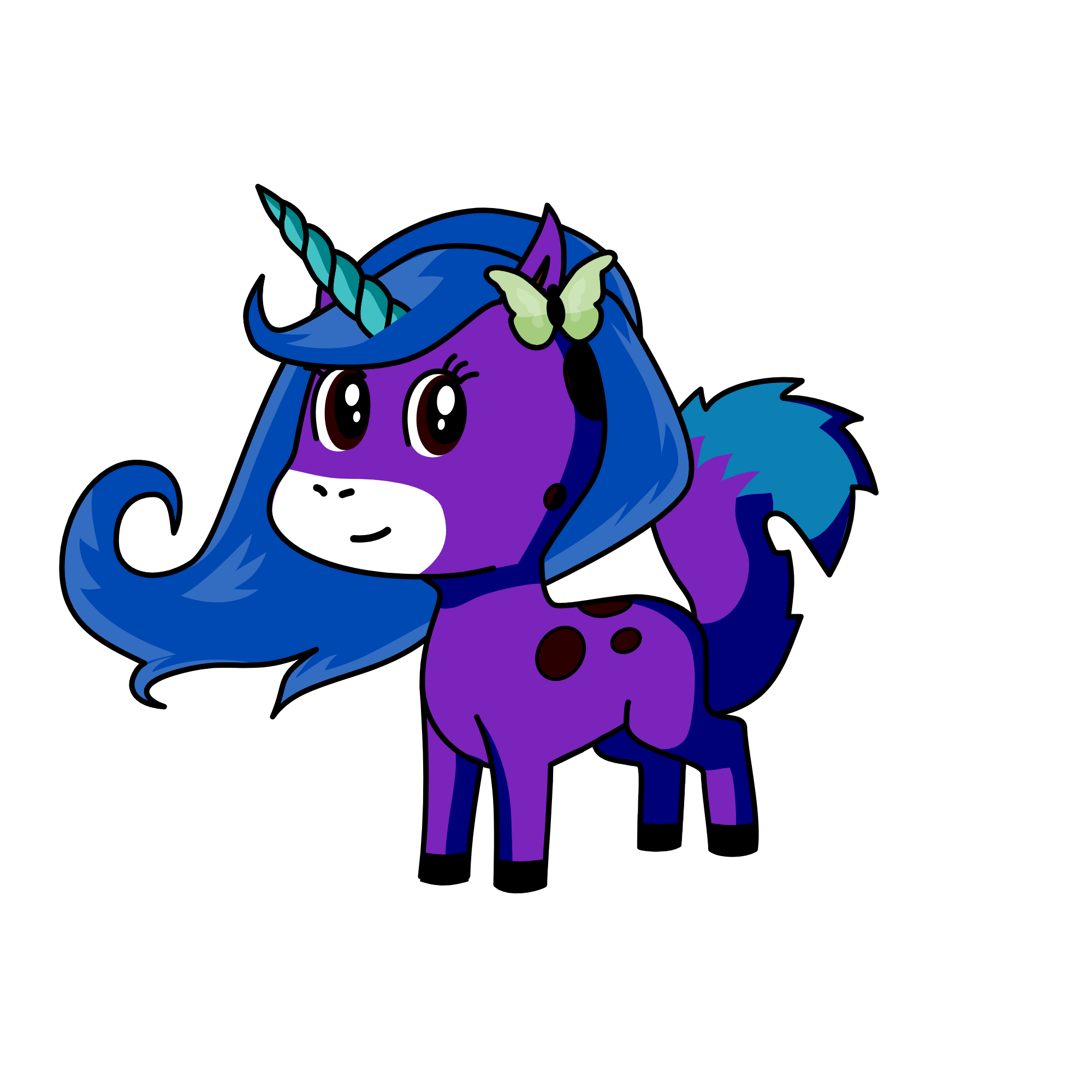 Midnight, the unicorn