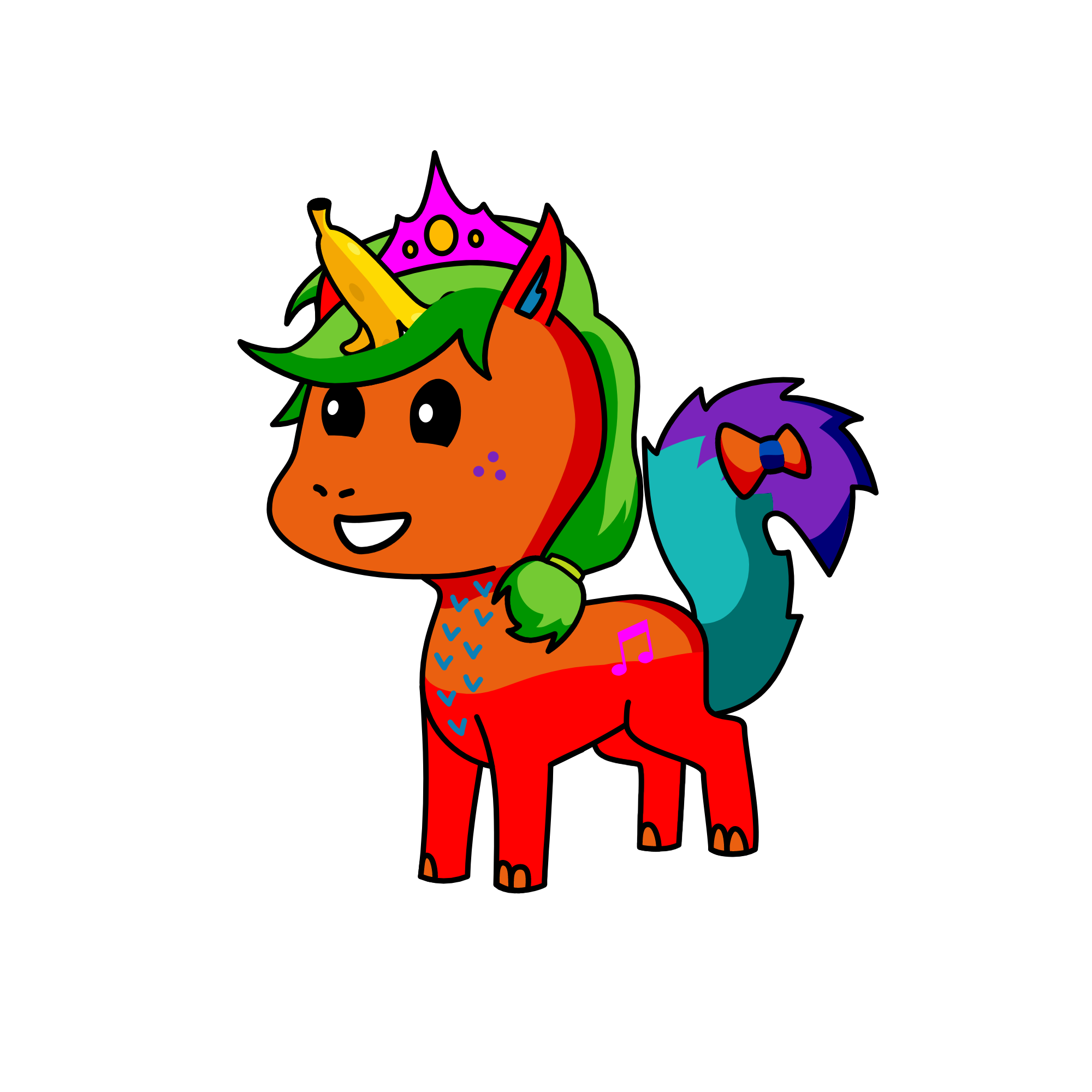 dkf, the unicorn