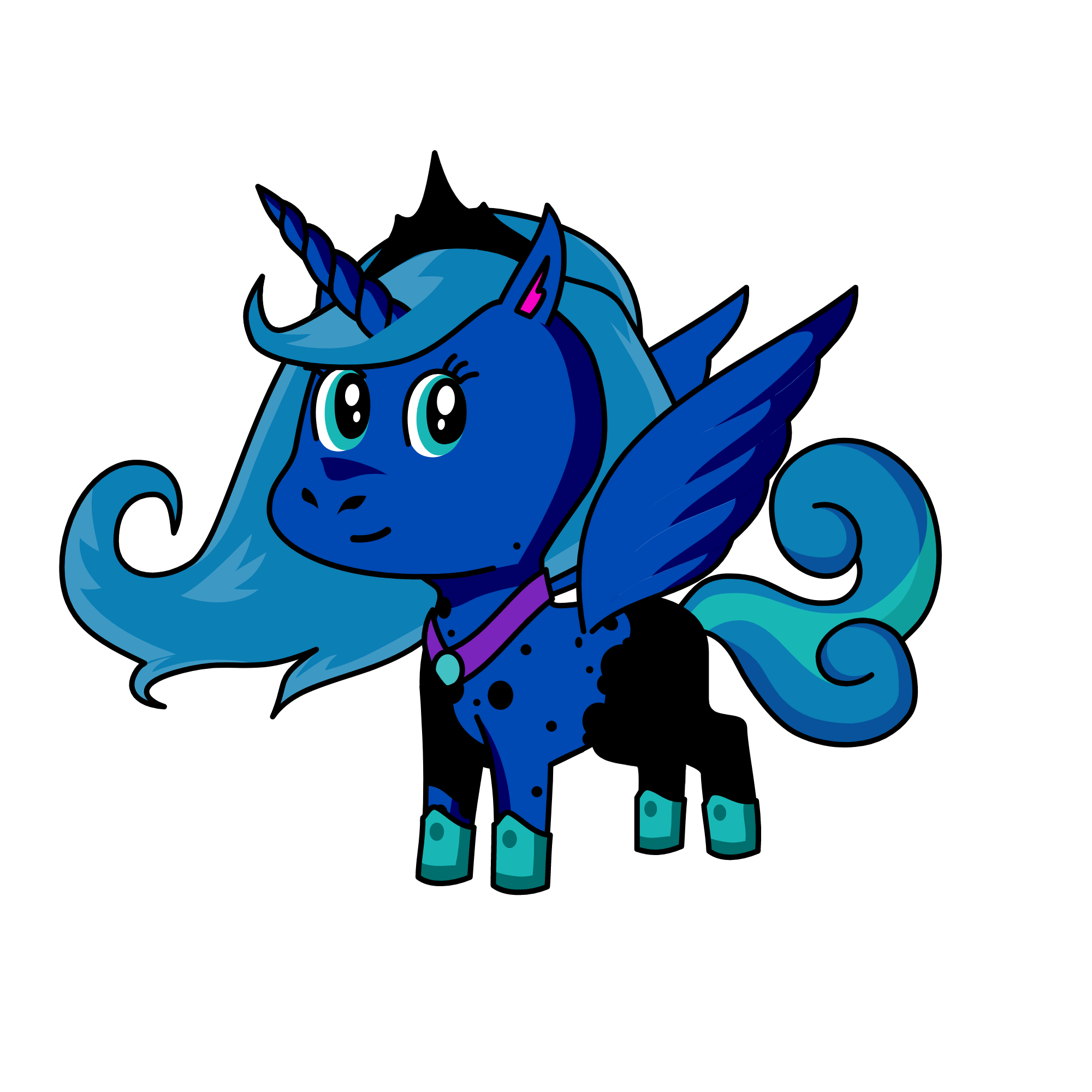 Luna, the unicorn