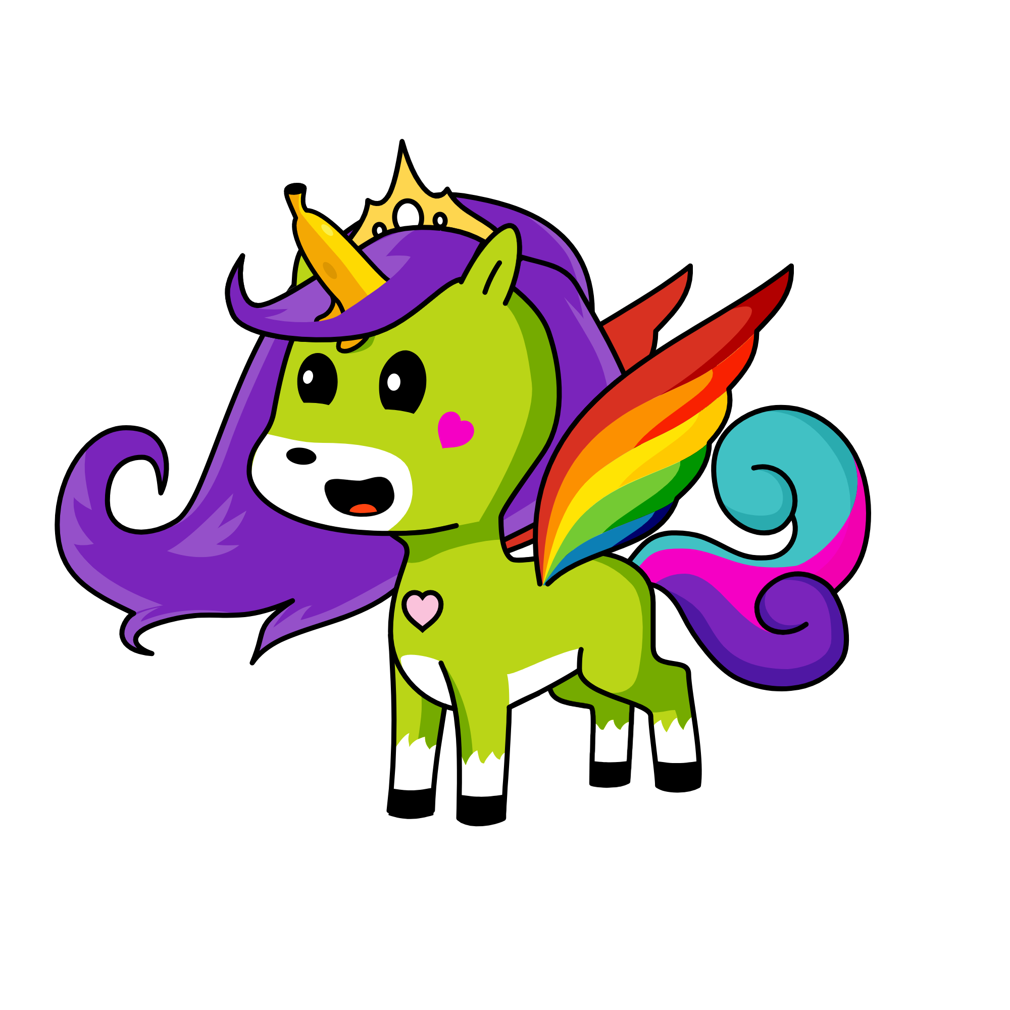 Fluffy, the unicorn