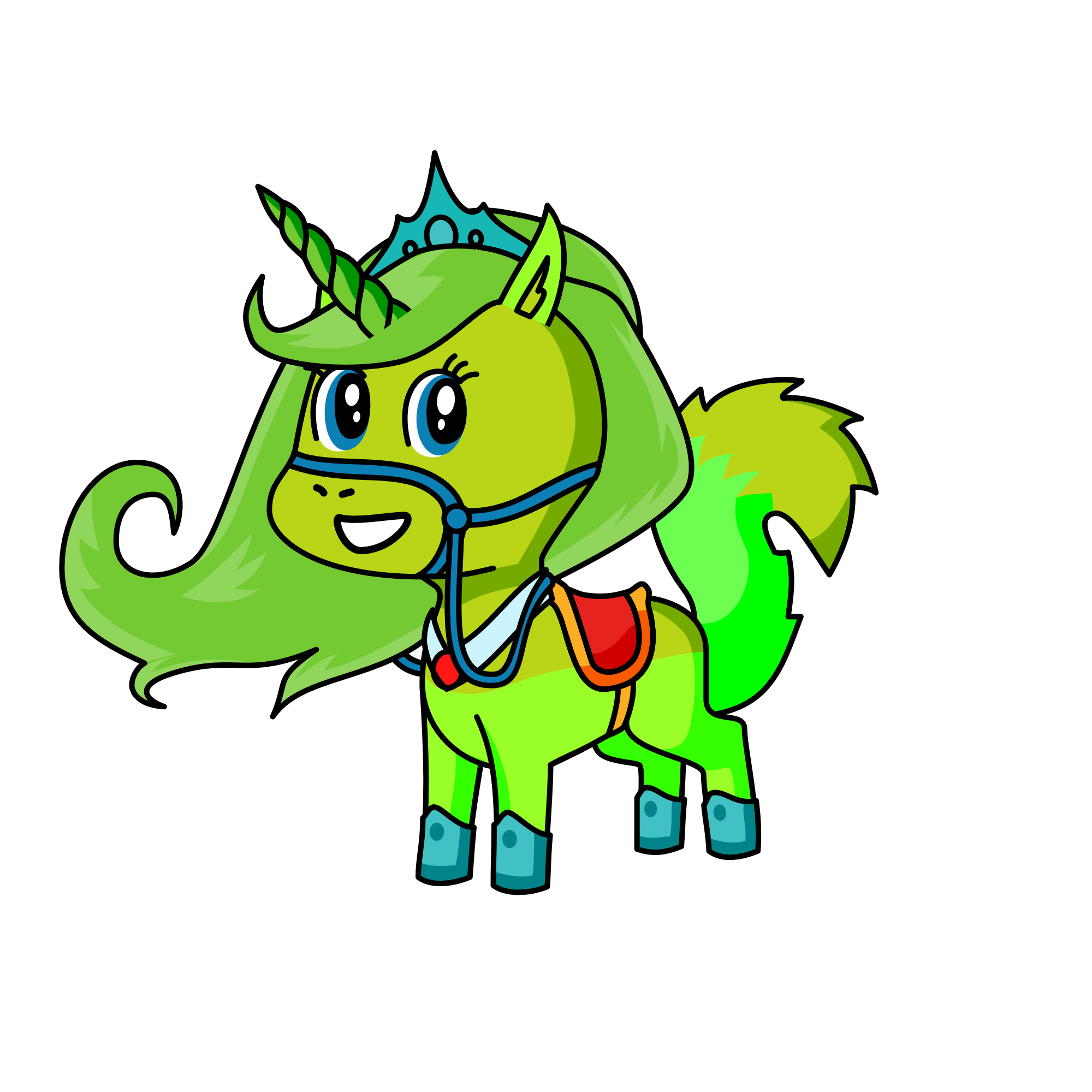 Spring, the unicorn