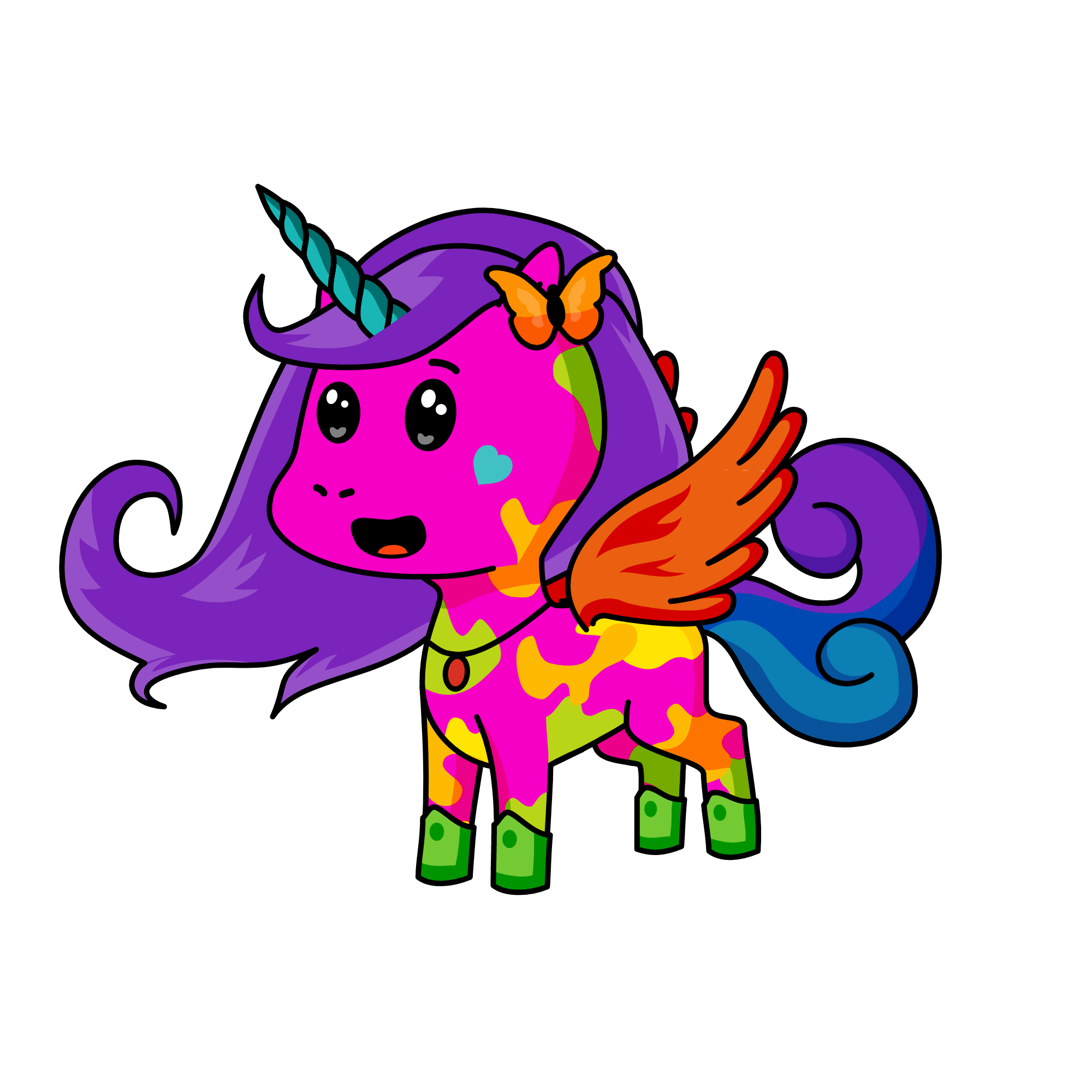 rAndOm cUtIE, the unicorn