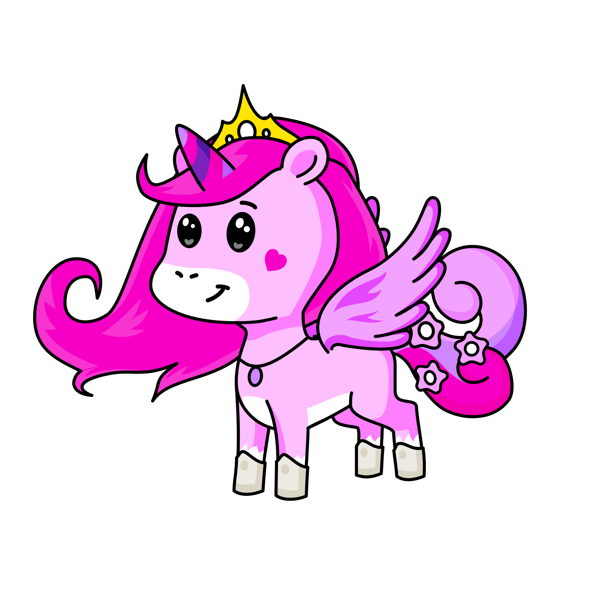 The Powerful Unicorn, the unicorn