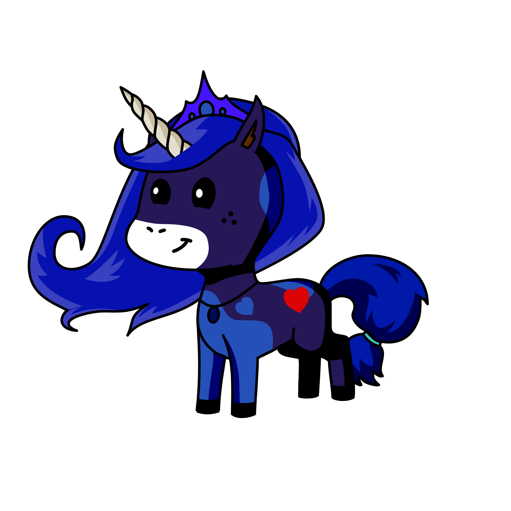 Princess Moonlight, the unicorn