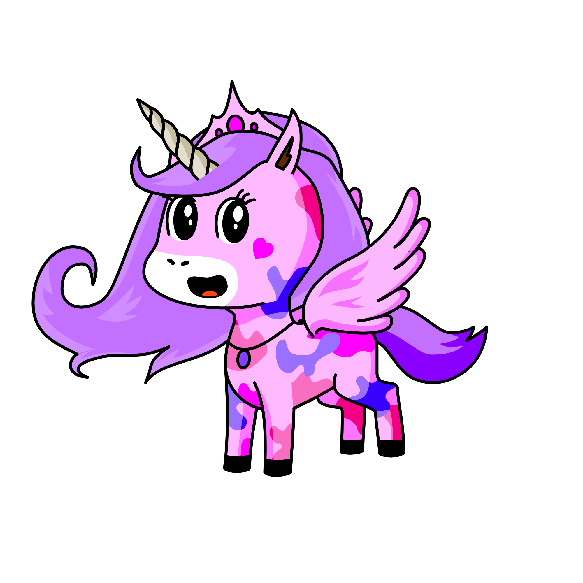 Princess Beauty, the unicorn
