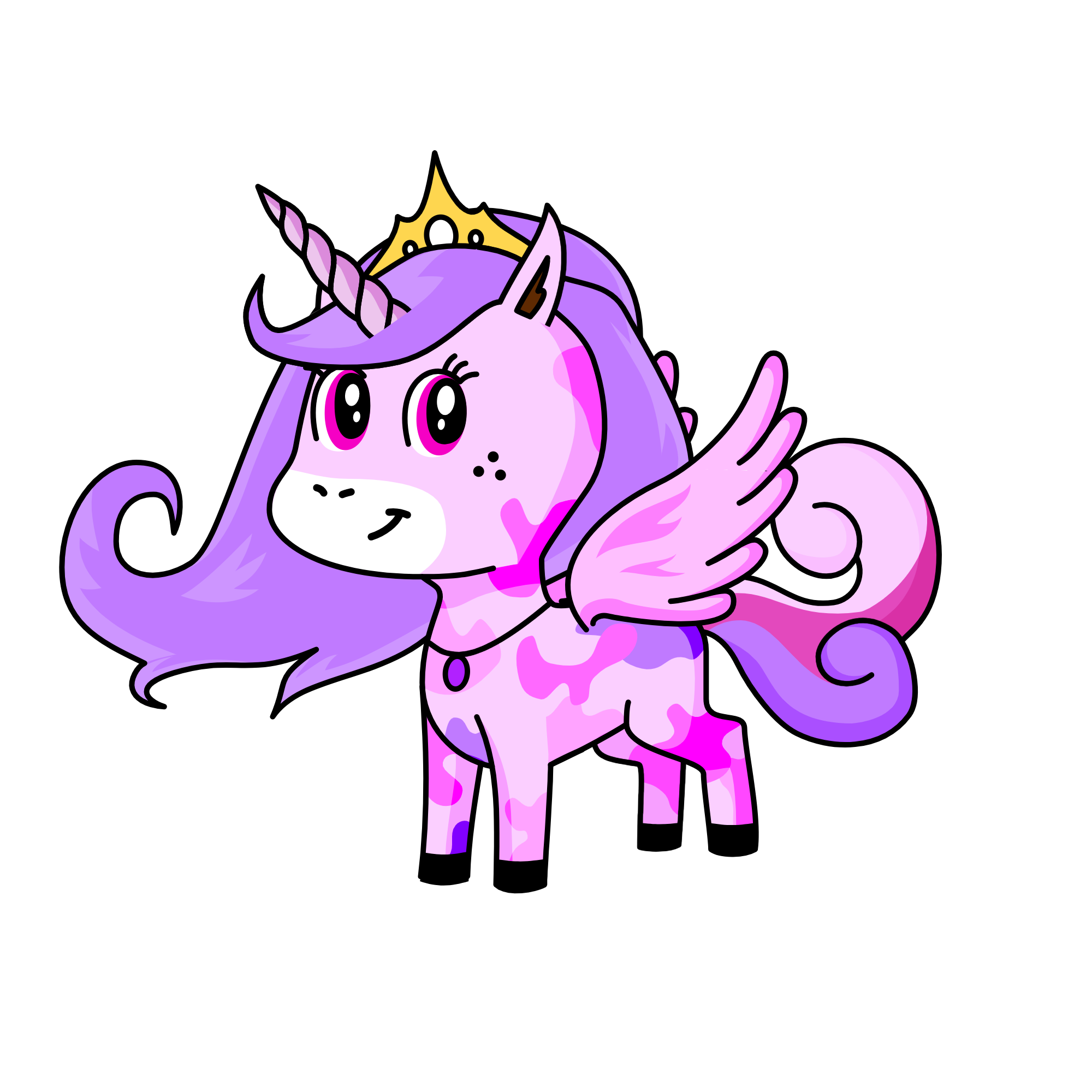 Queen Sara, the unicorn