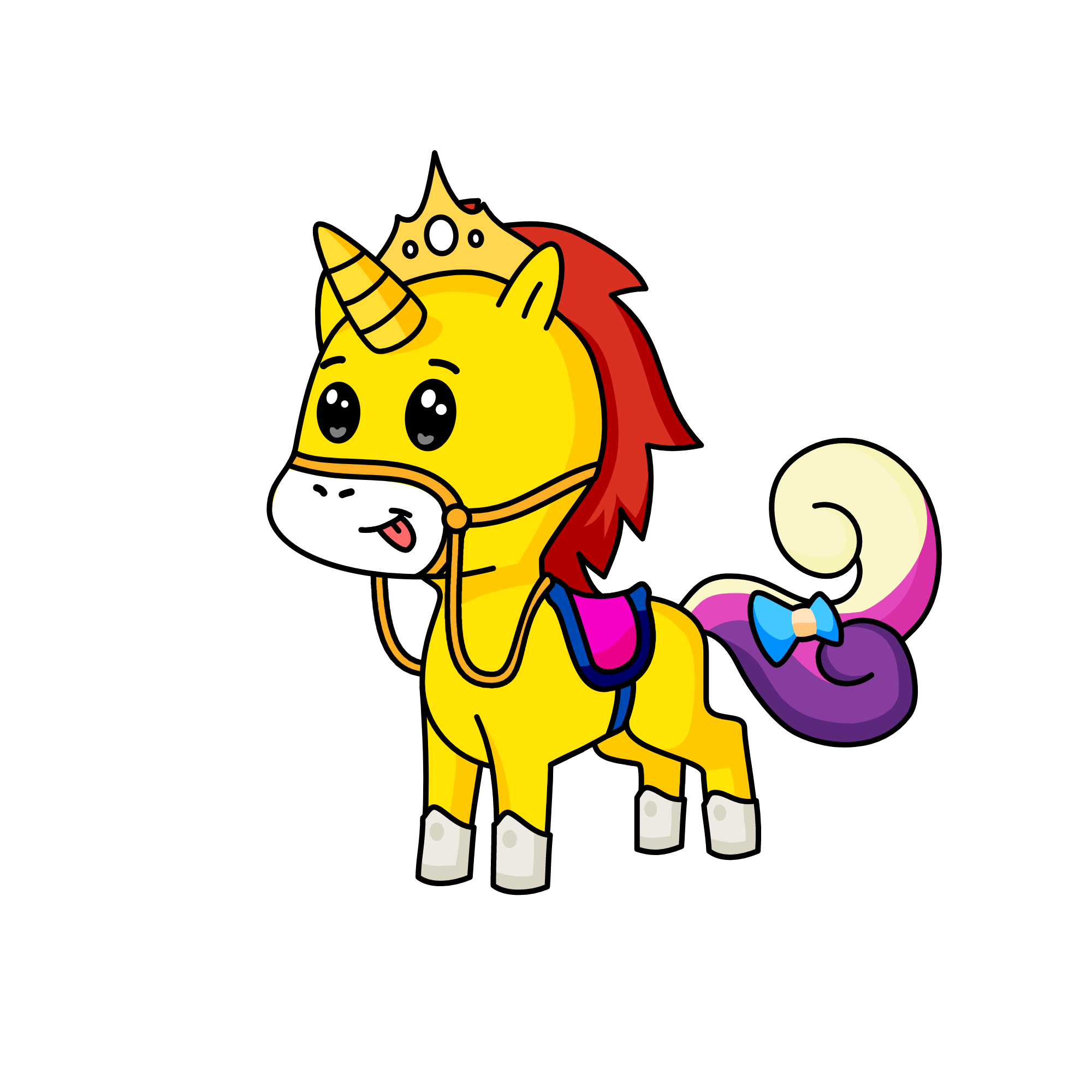 snowy, the unicorn