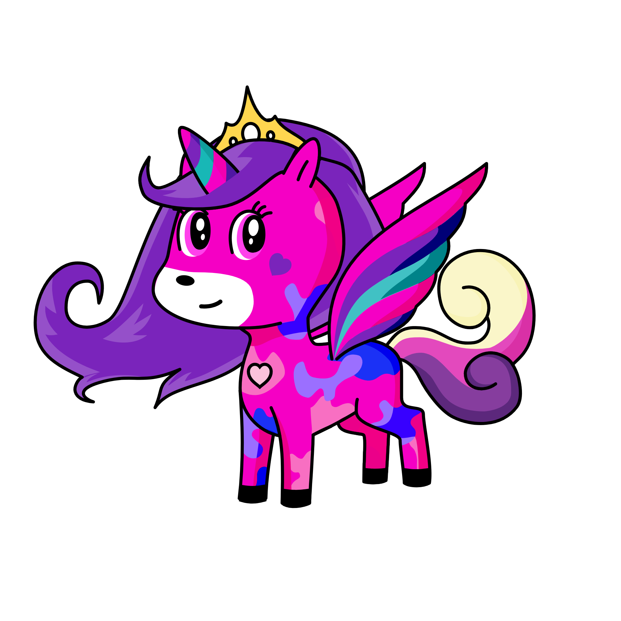 Cupcake, the unicorn