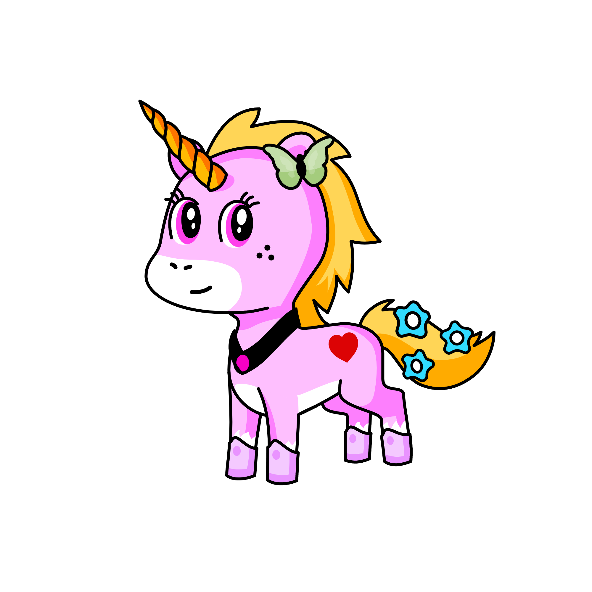 Pinky , the unicorn