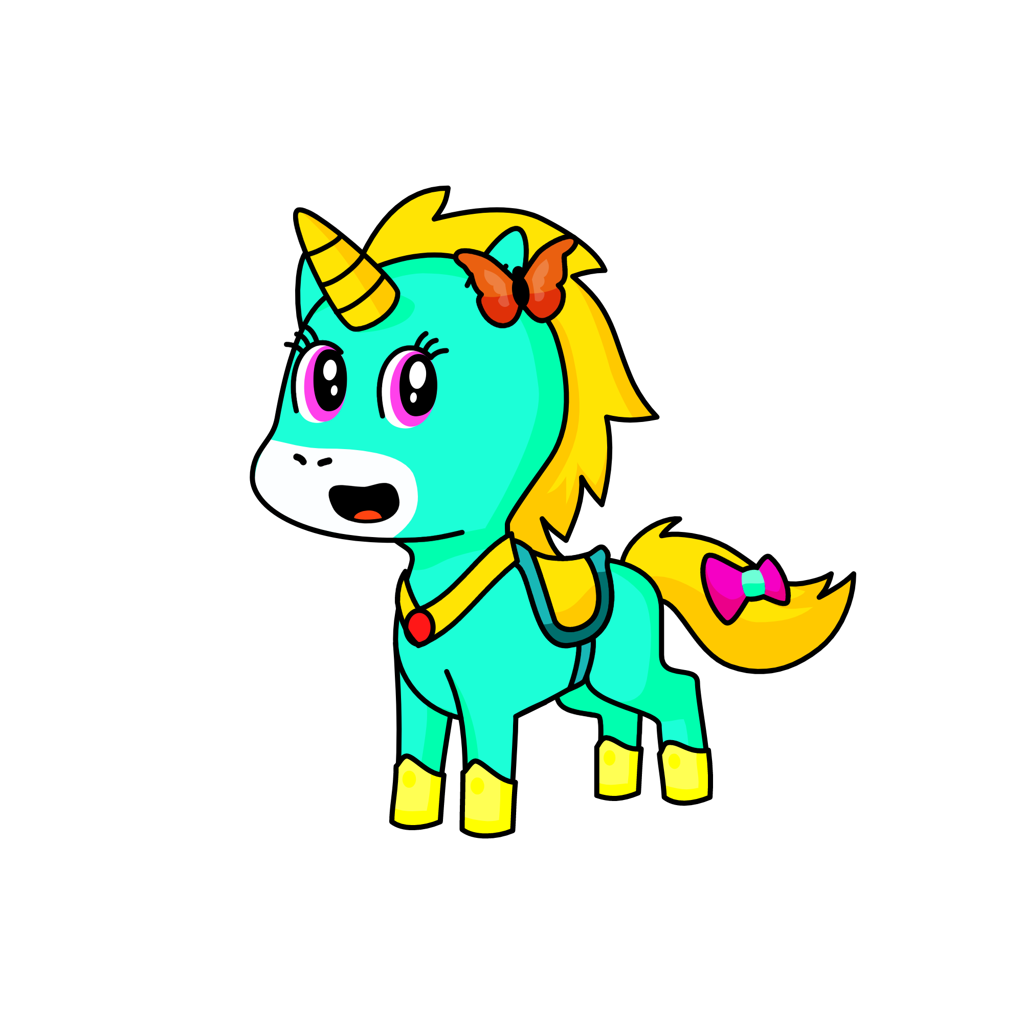 Cutie, the unicorn