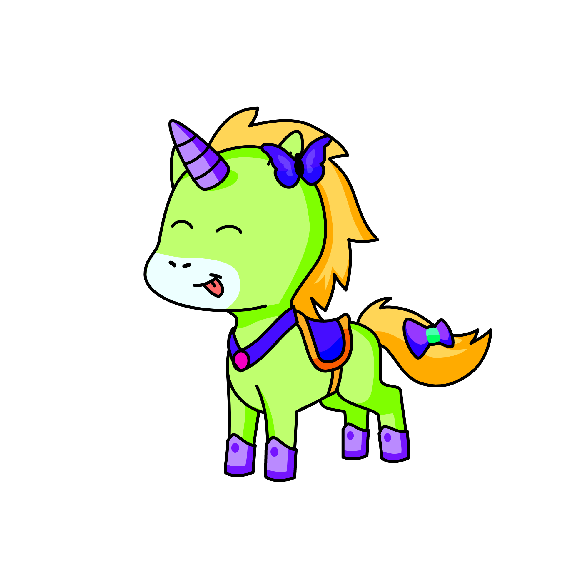 Minie, the unicorn