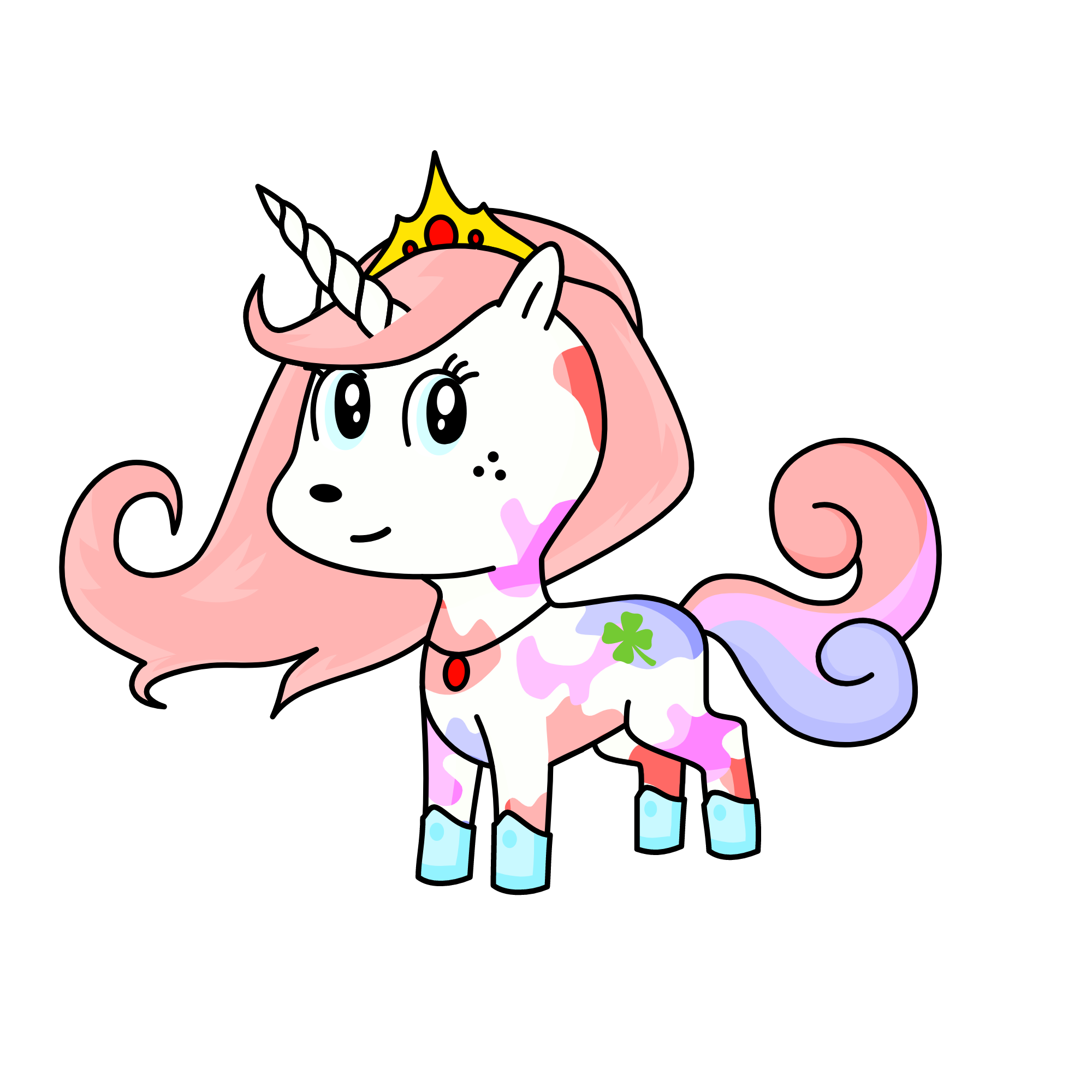 Princess Ruby, the unicorn