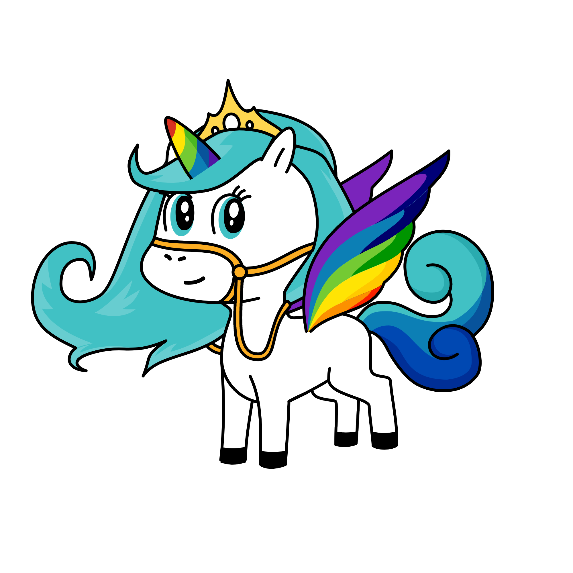Cutie, the unicorn