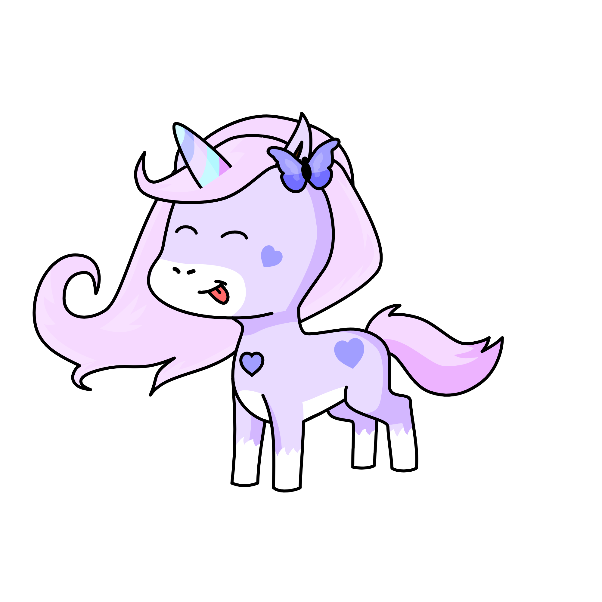 Cotton-Candy Grace, the unicorn