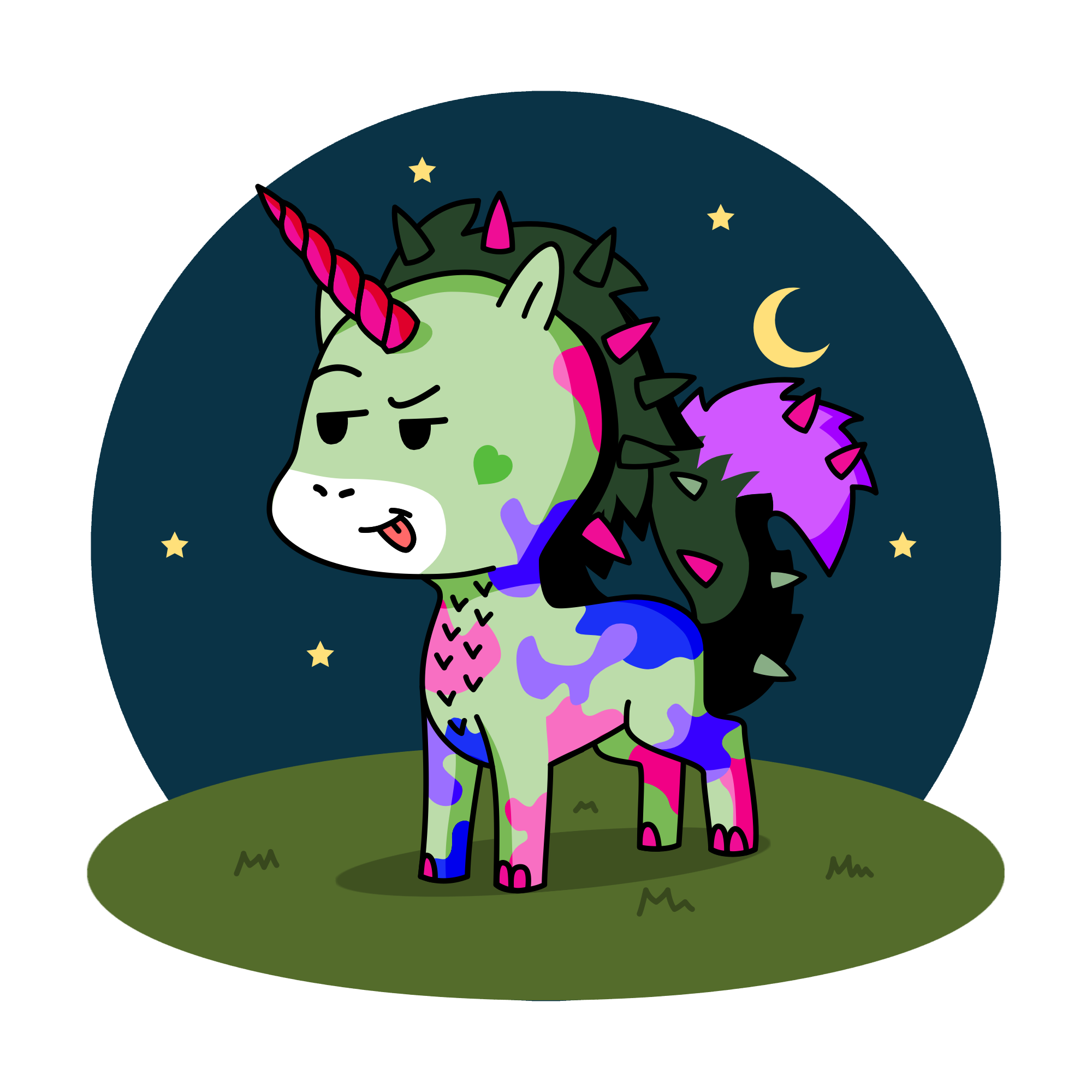 Night Flyer, the unicorn