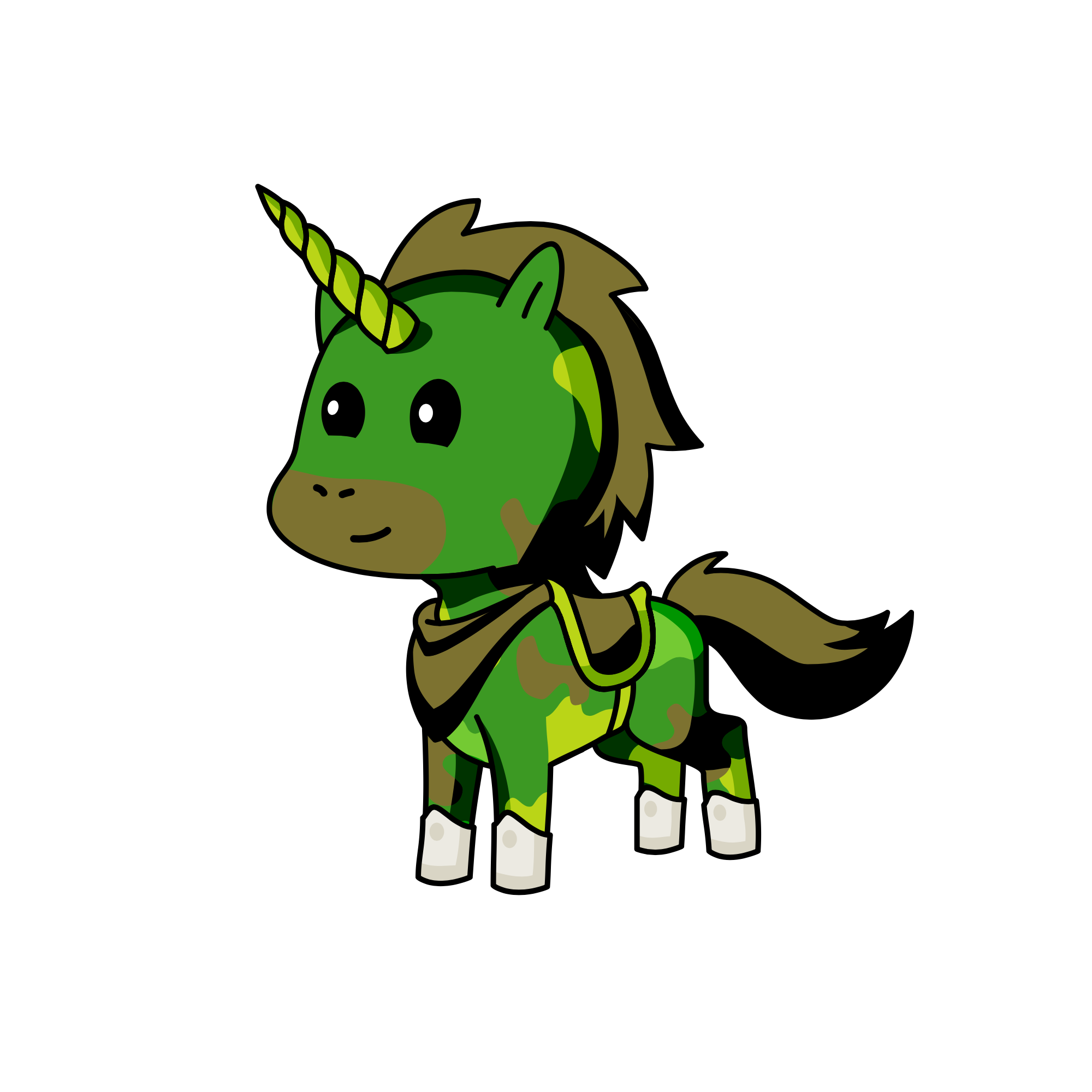 soldier, the unicorn