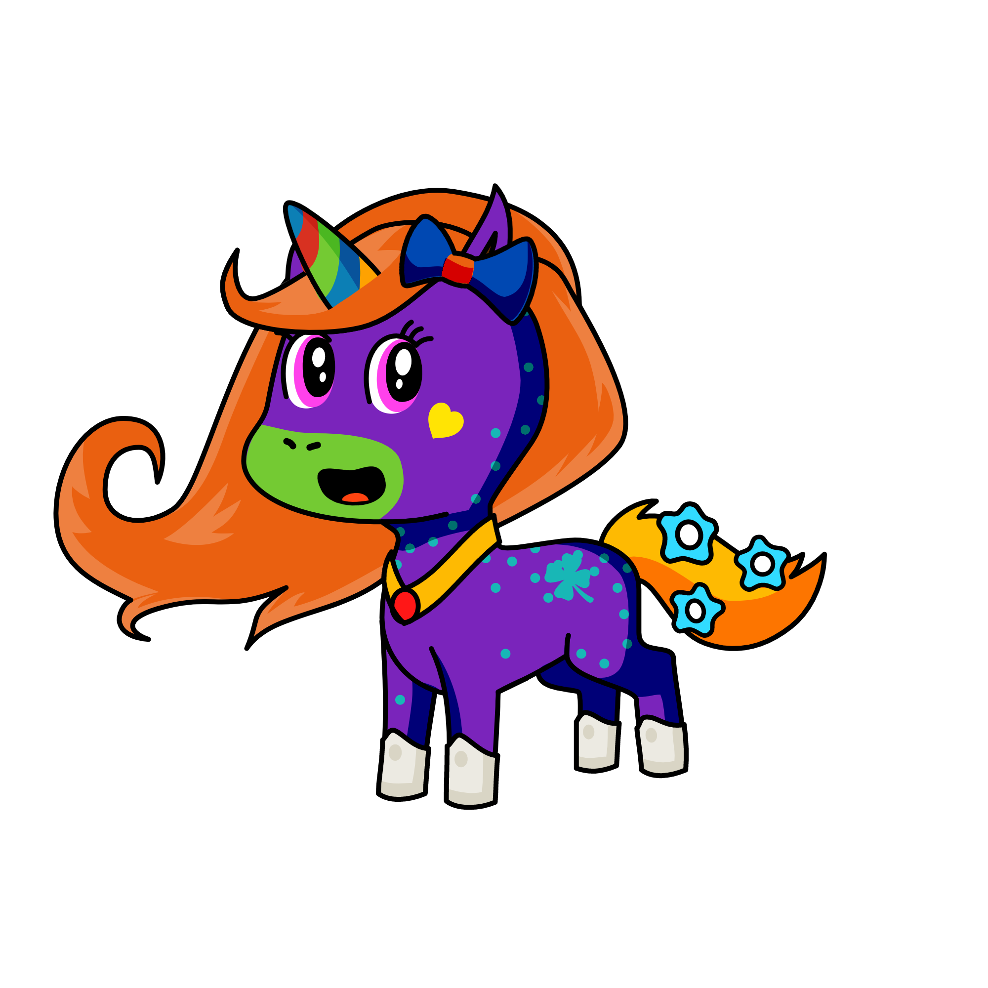 raibow, the unicorn
