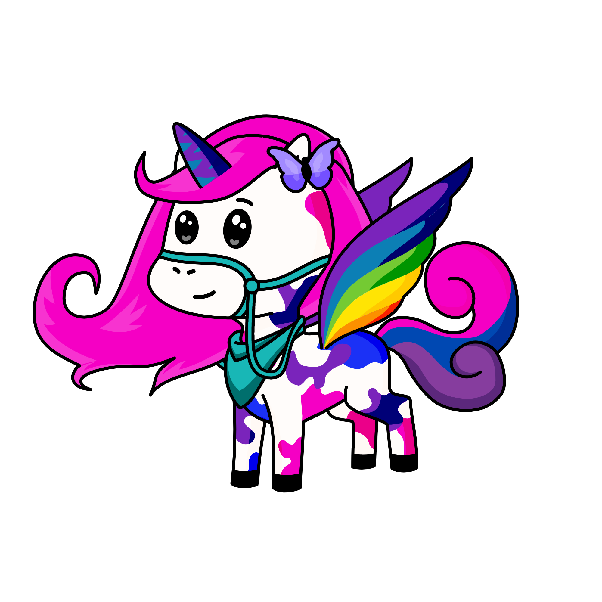 Sparkles, the unicorn