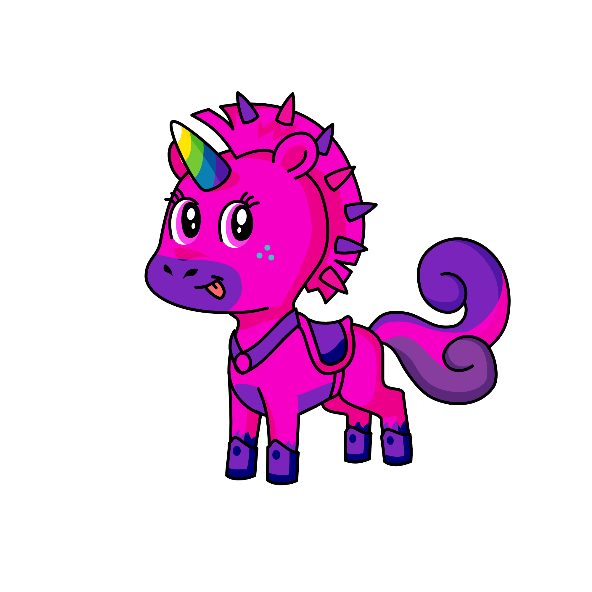 mrs. rainbow sprinkles, the unicorn