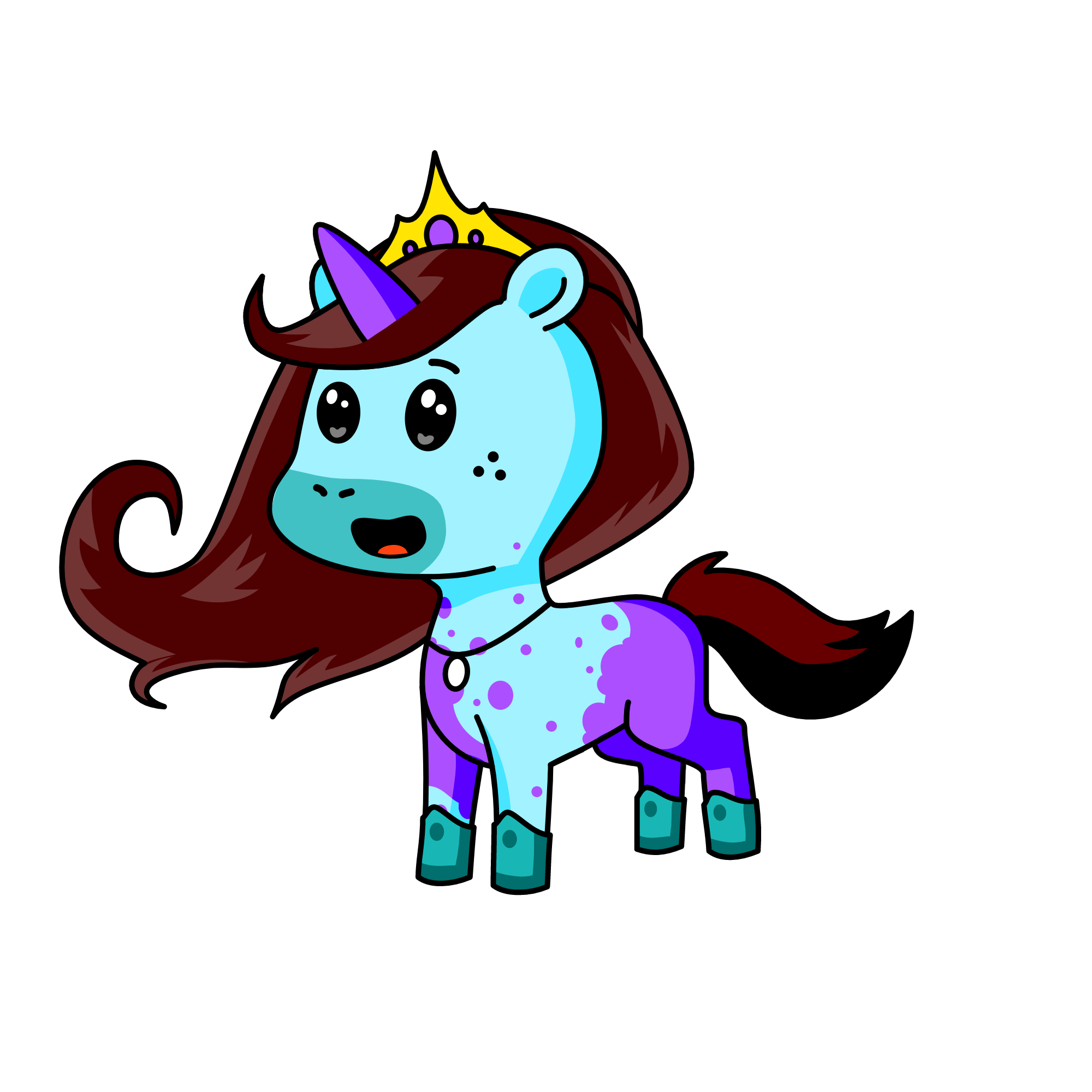 Winter, the unicorn