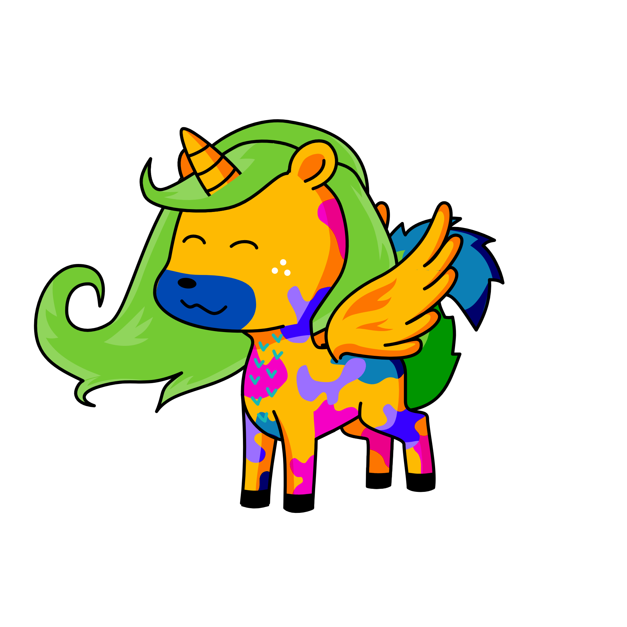 Daya, the unicorn