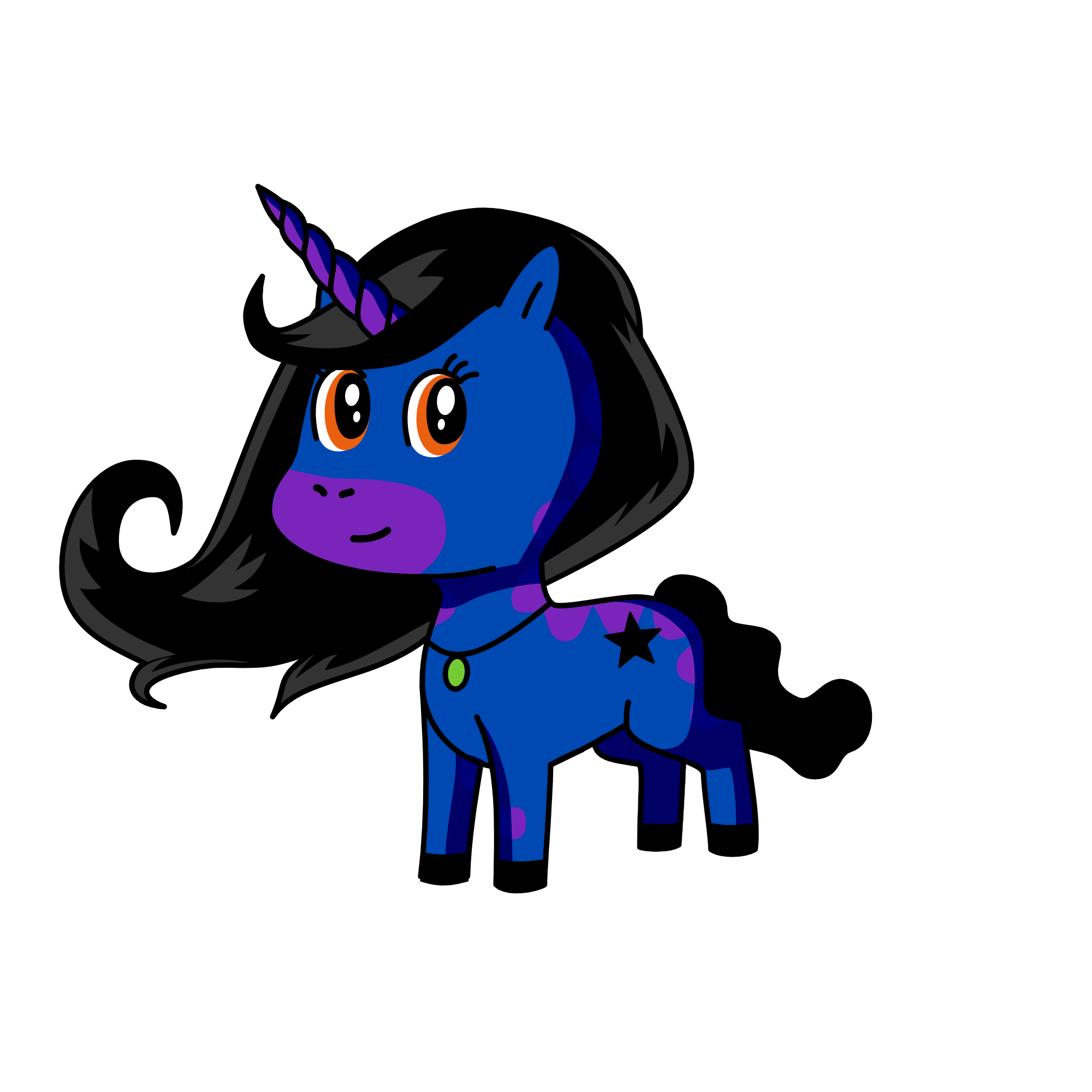 Midnight, the unicorn