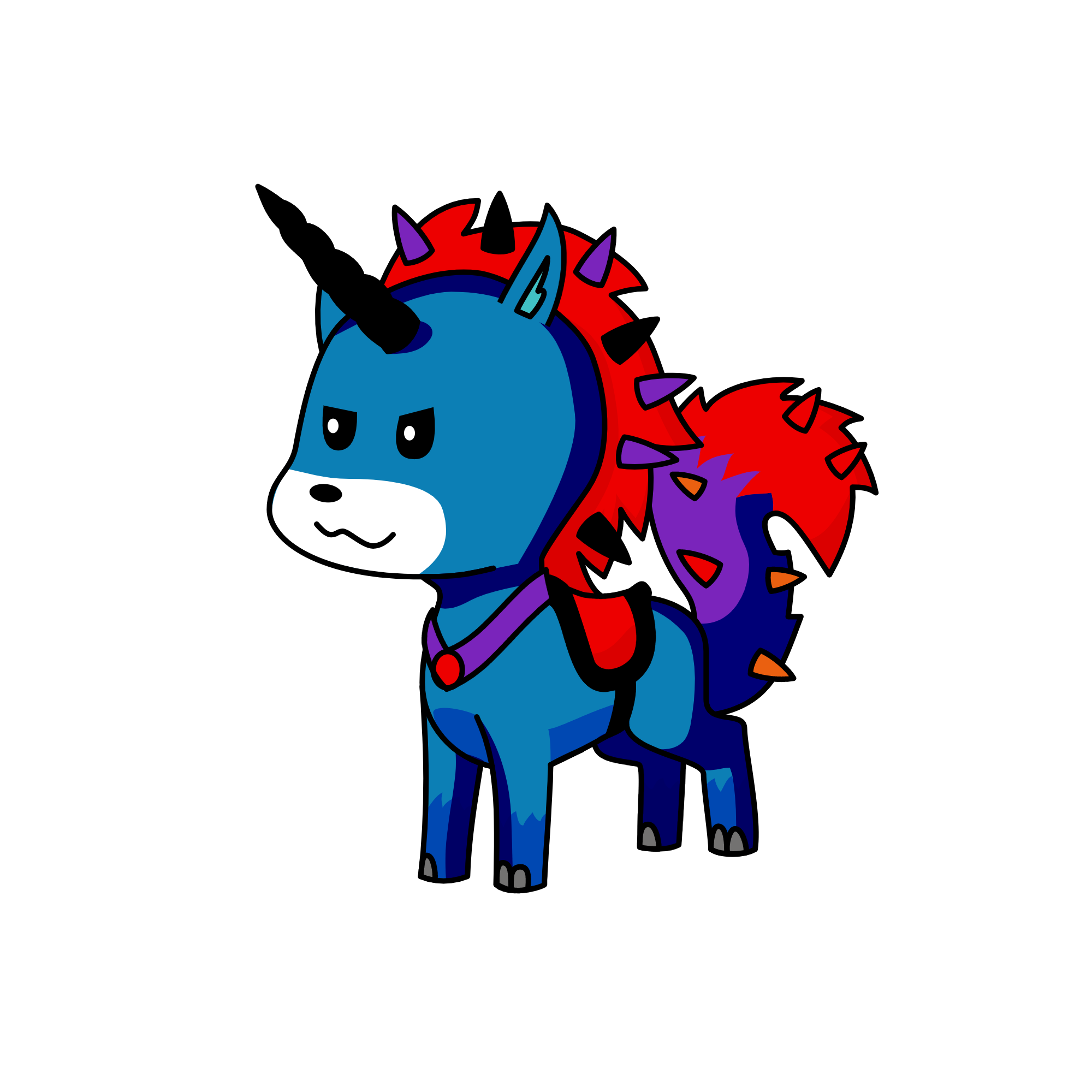 spike, the unicorn
