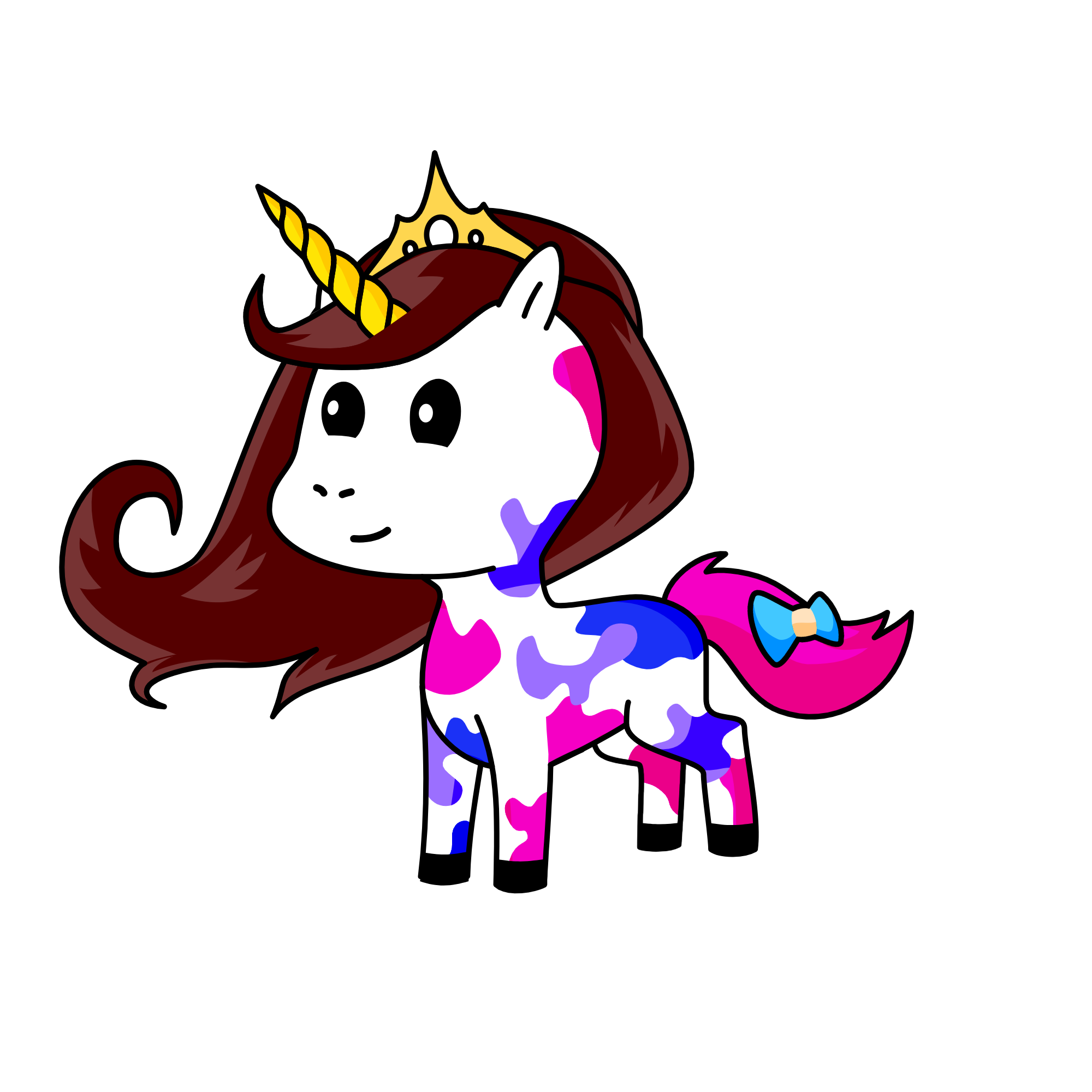 rainbowcorn, the unicorn
