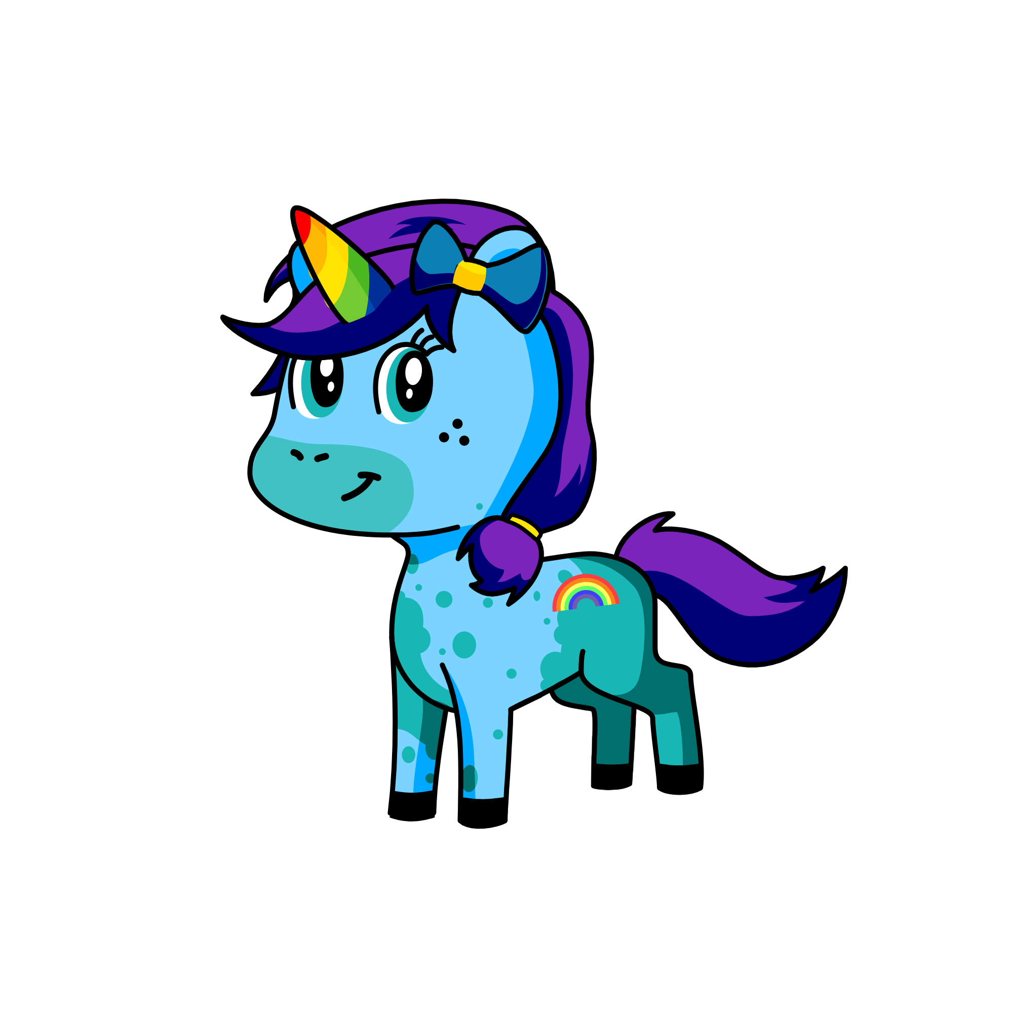 rainbow, the unicorn