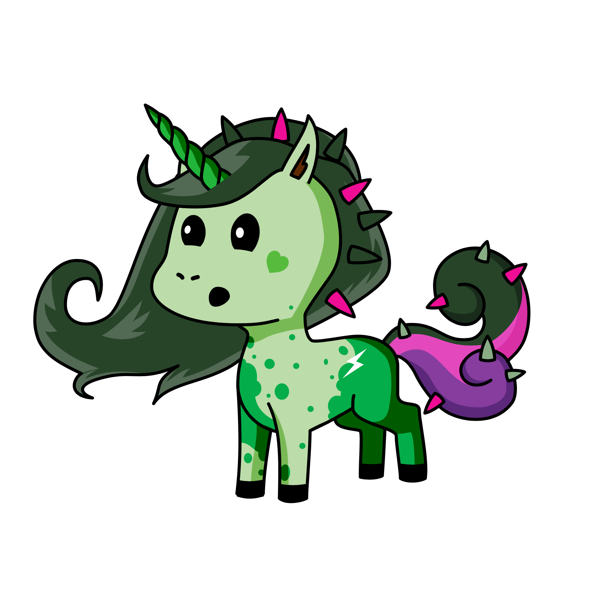 Frighter, the unicorn