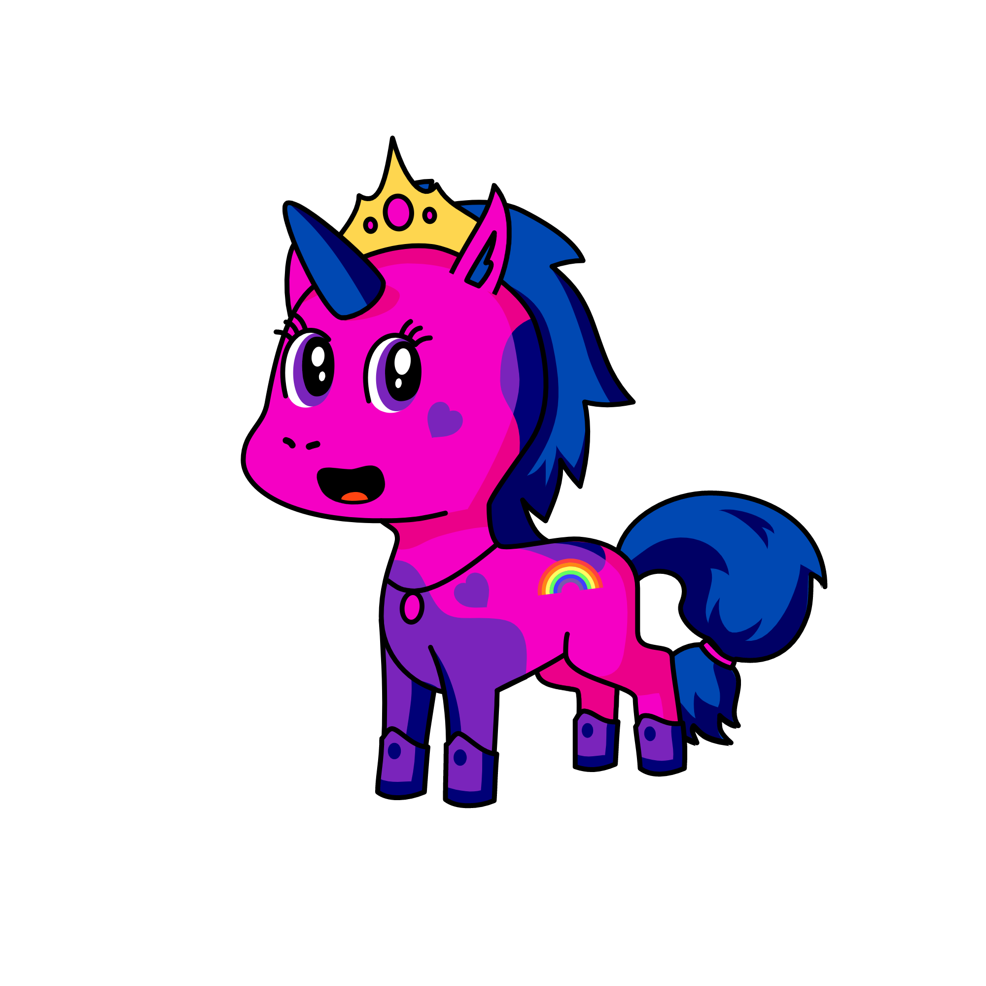 Smile Princess of happiness, the unicorn