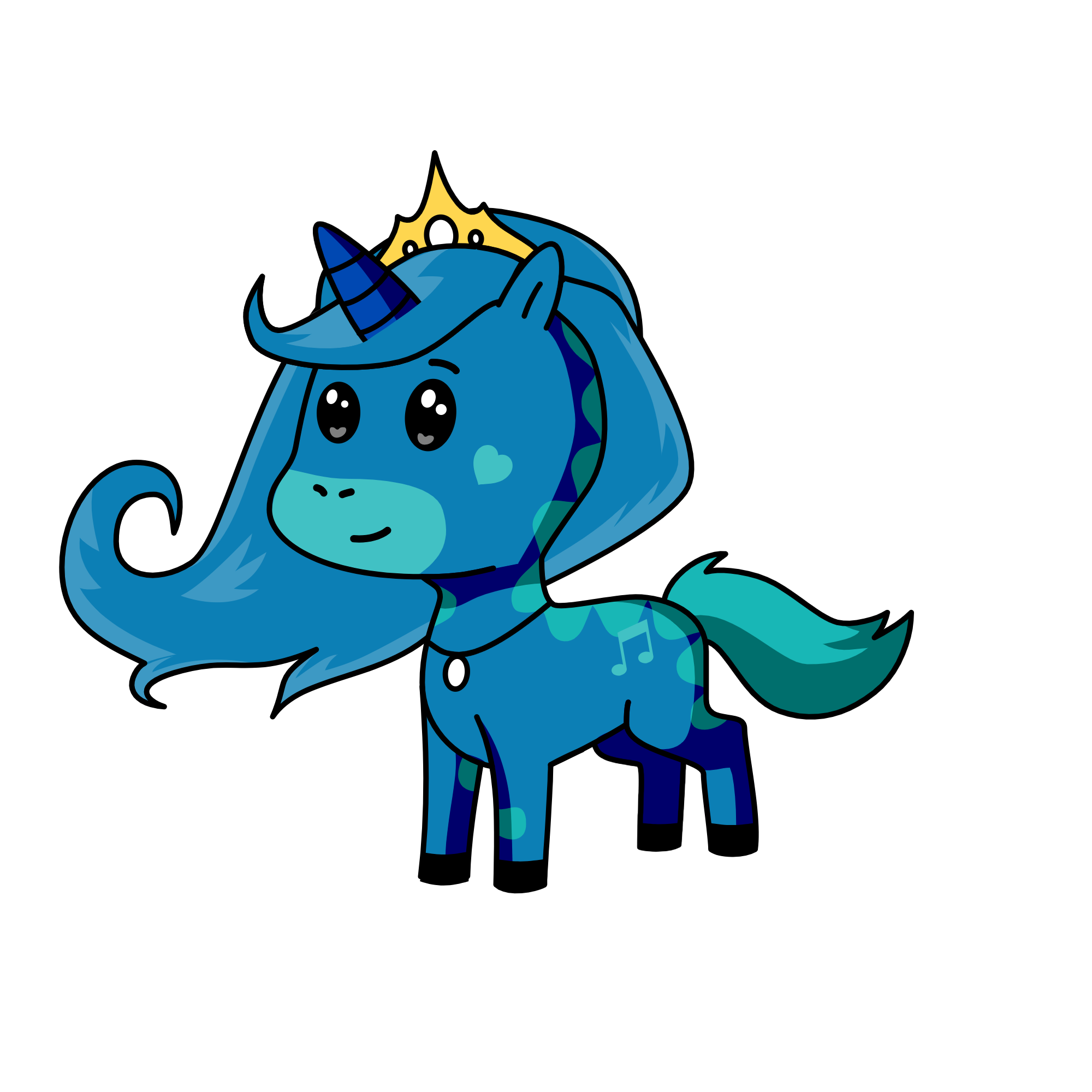 Luna, the unicorn