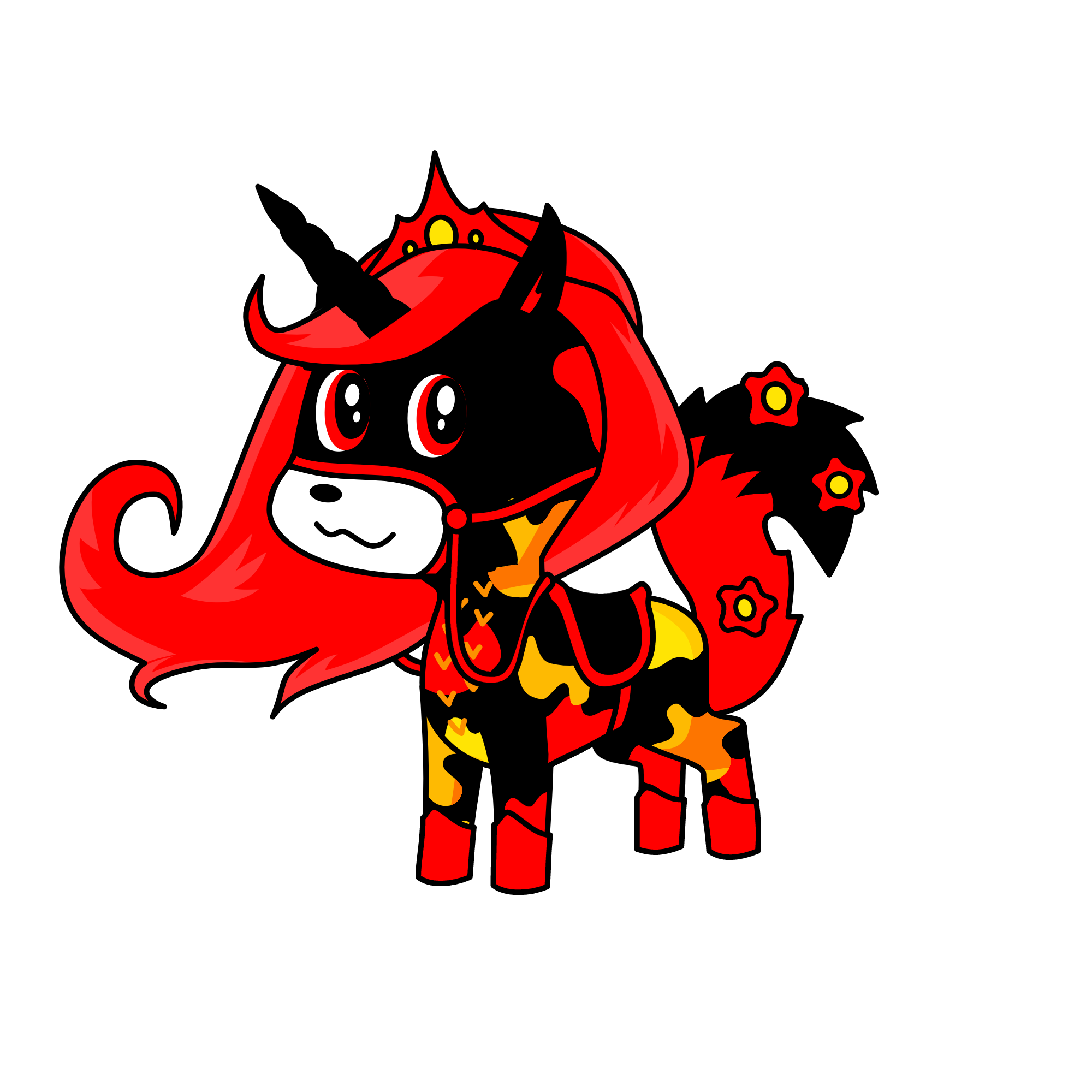 flame, the unicorn