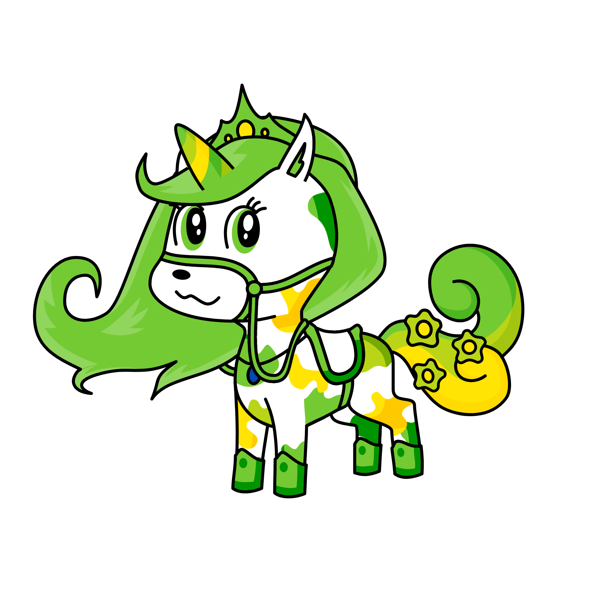 forest queen, the unicorn