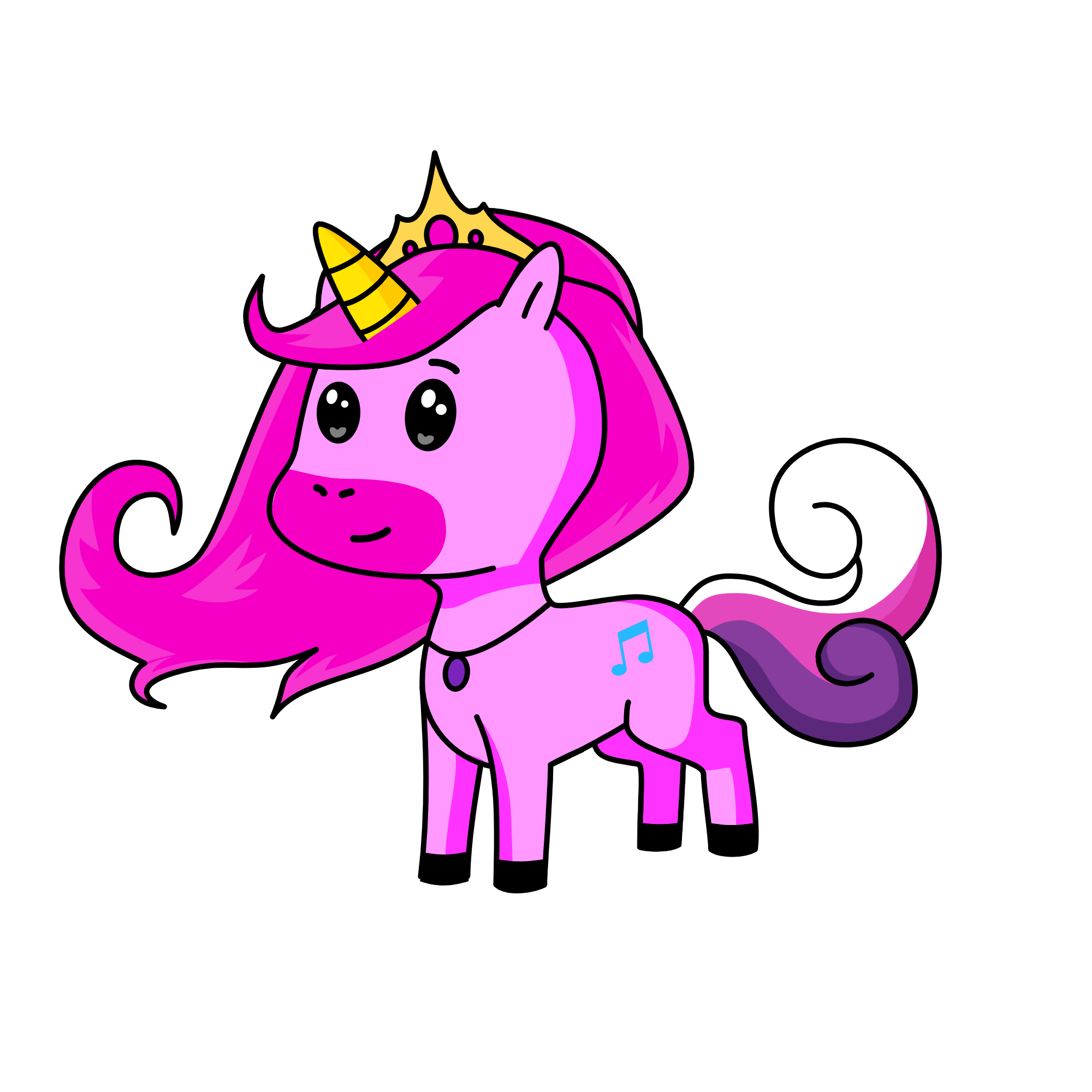 Melody, the unicorn