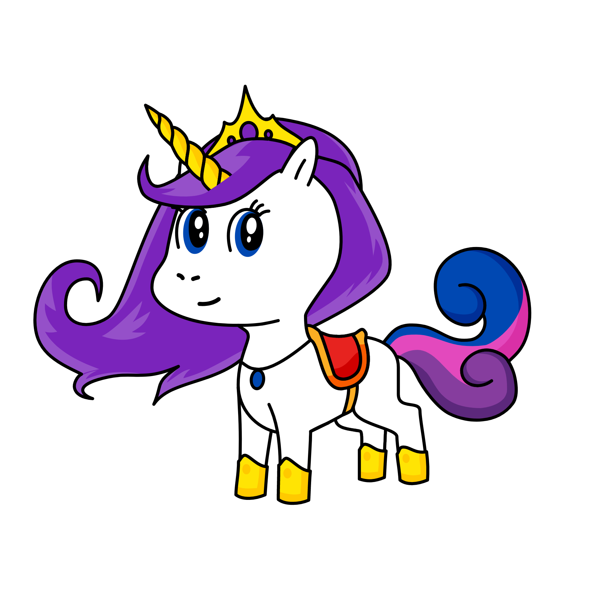 Moonlight, the unicorn