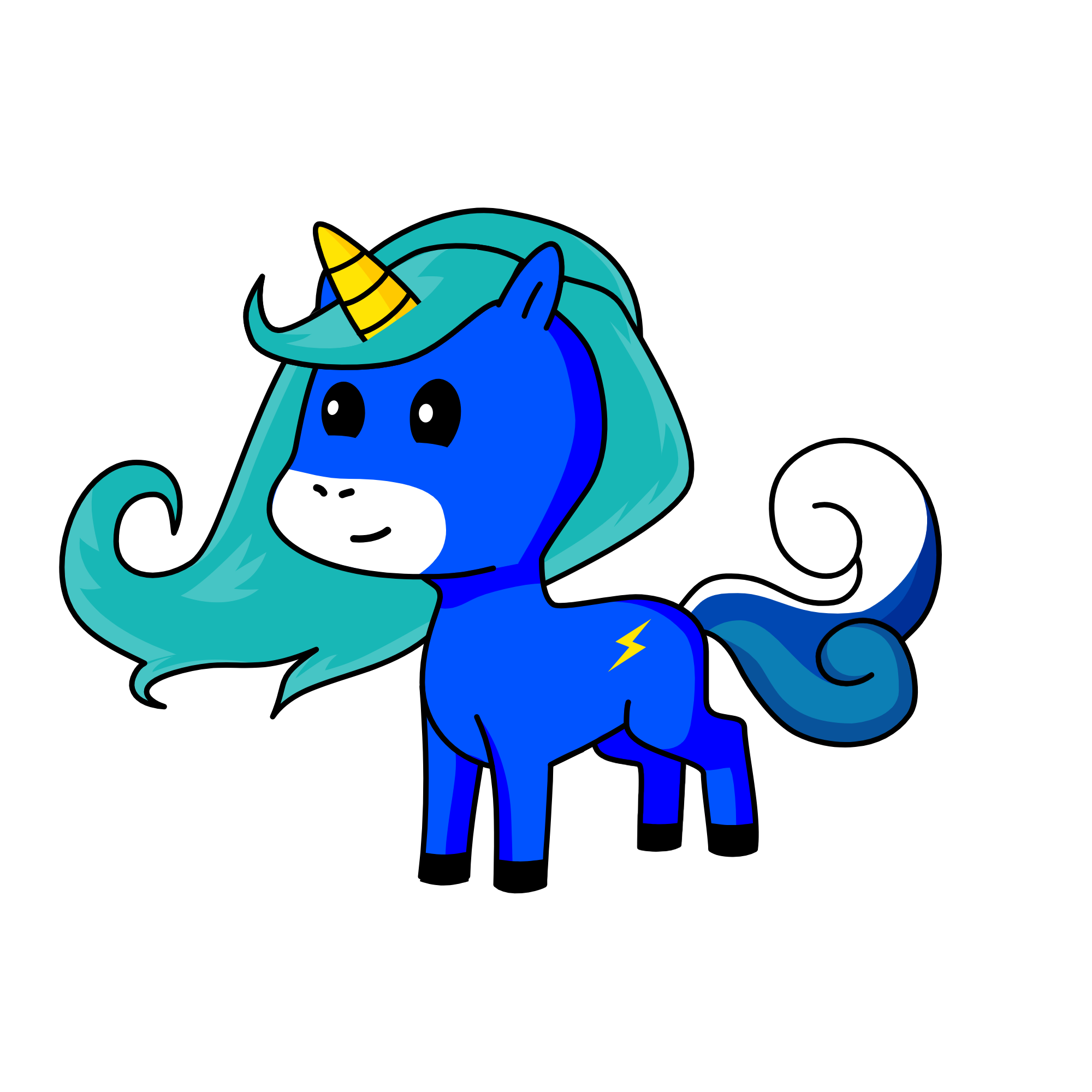 Snowball, the unicorn
