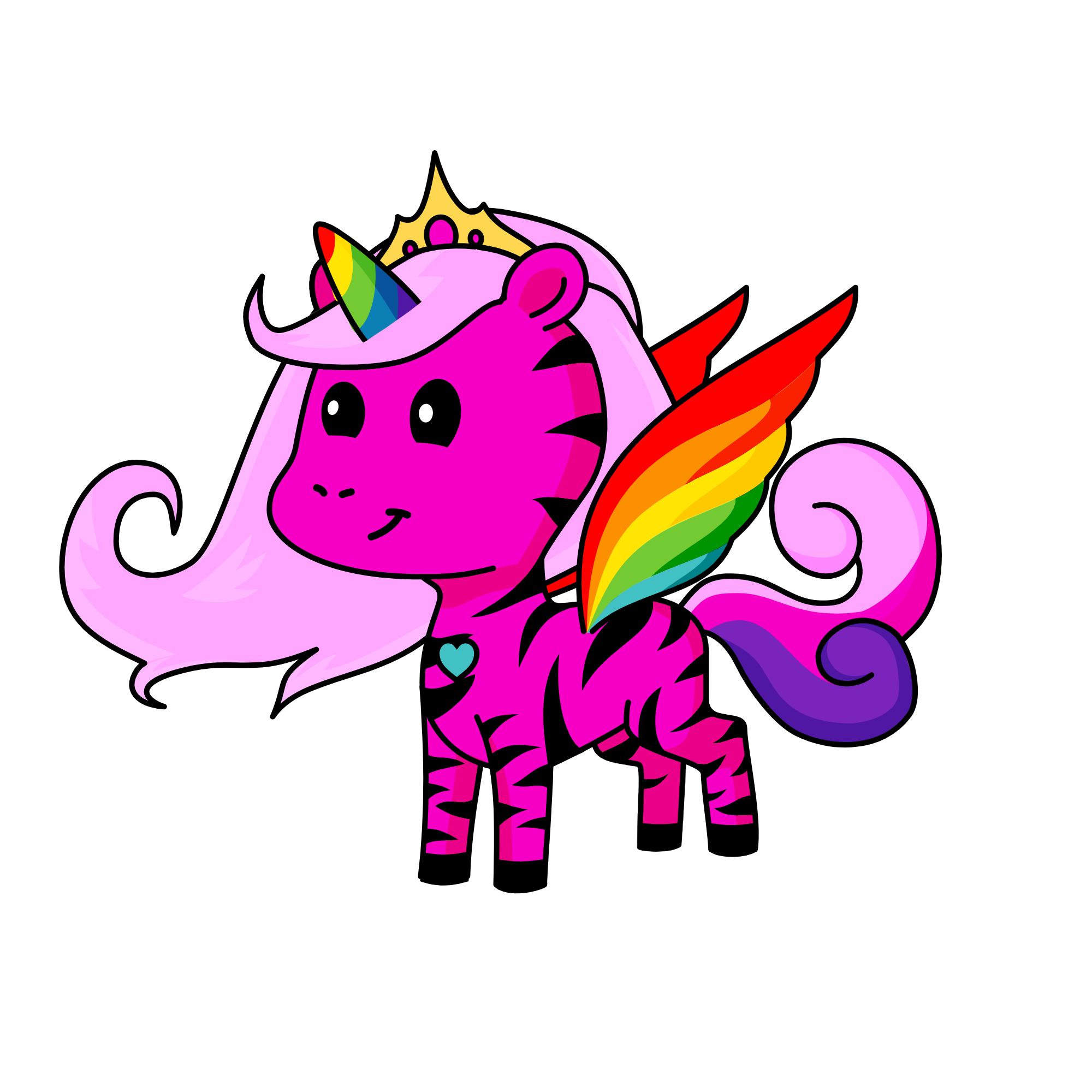 Flit flew, the unicorn