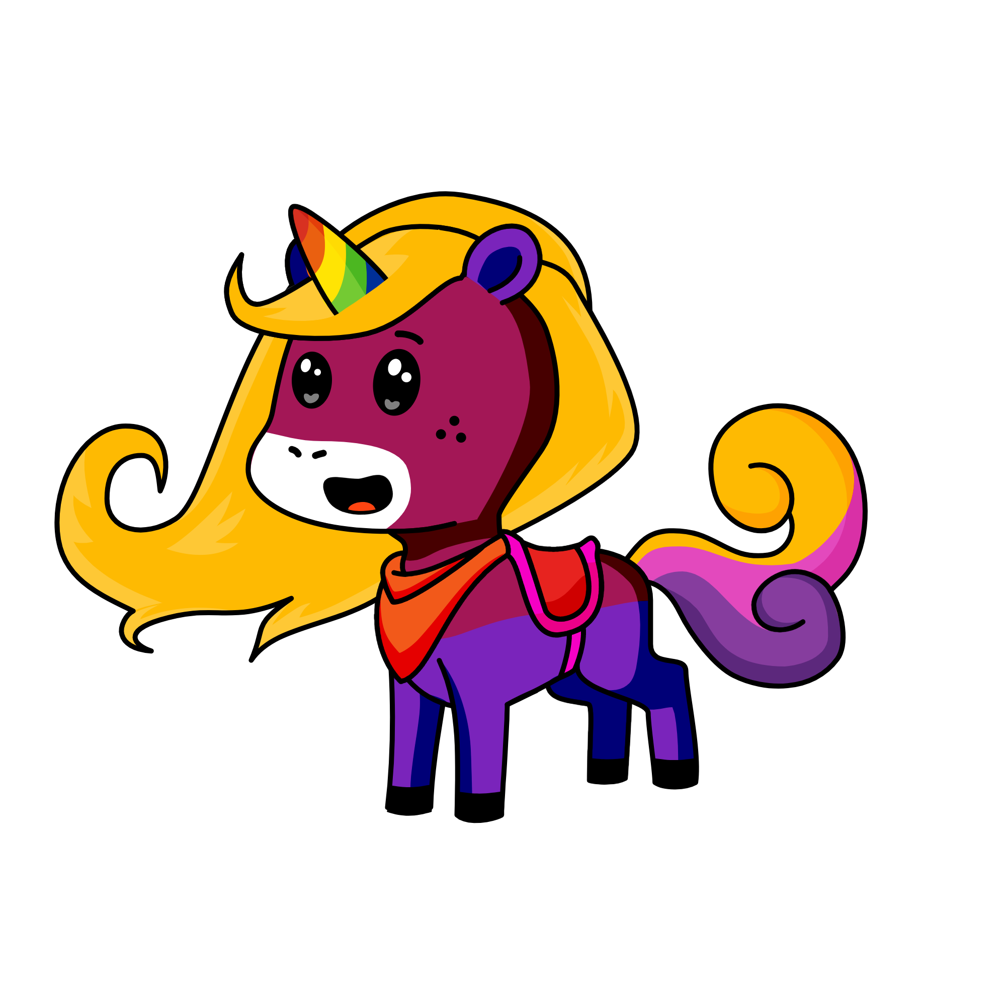 Belliada, the unicorn
