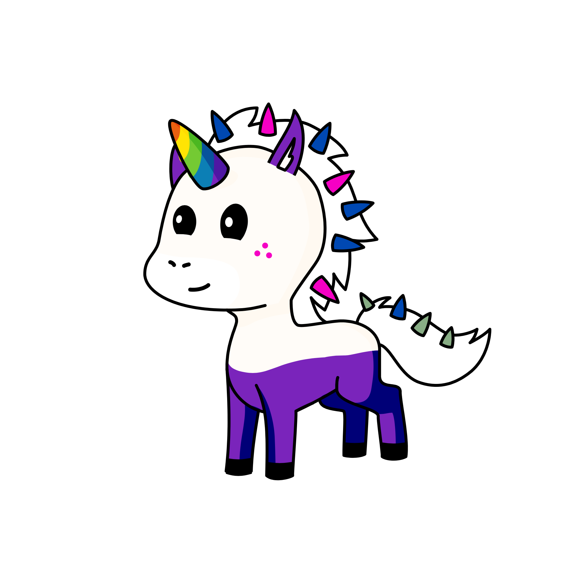Cakey, the unicorn