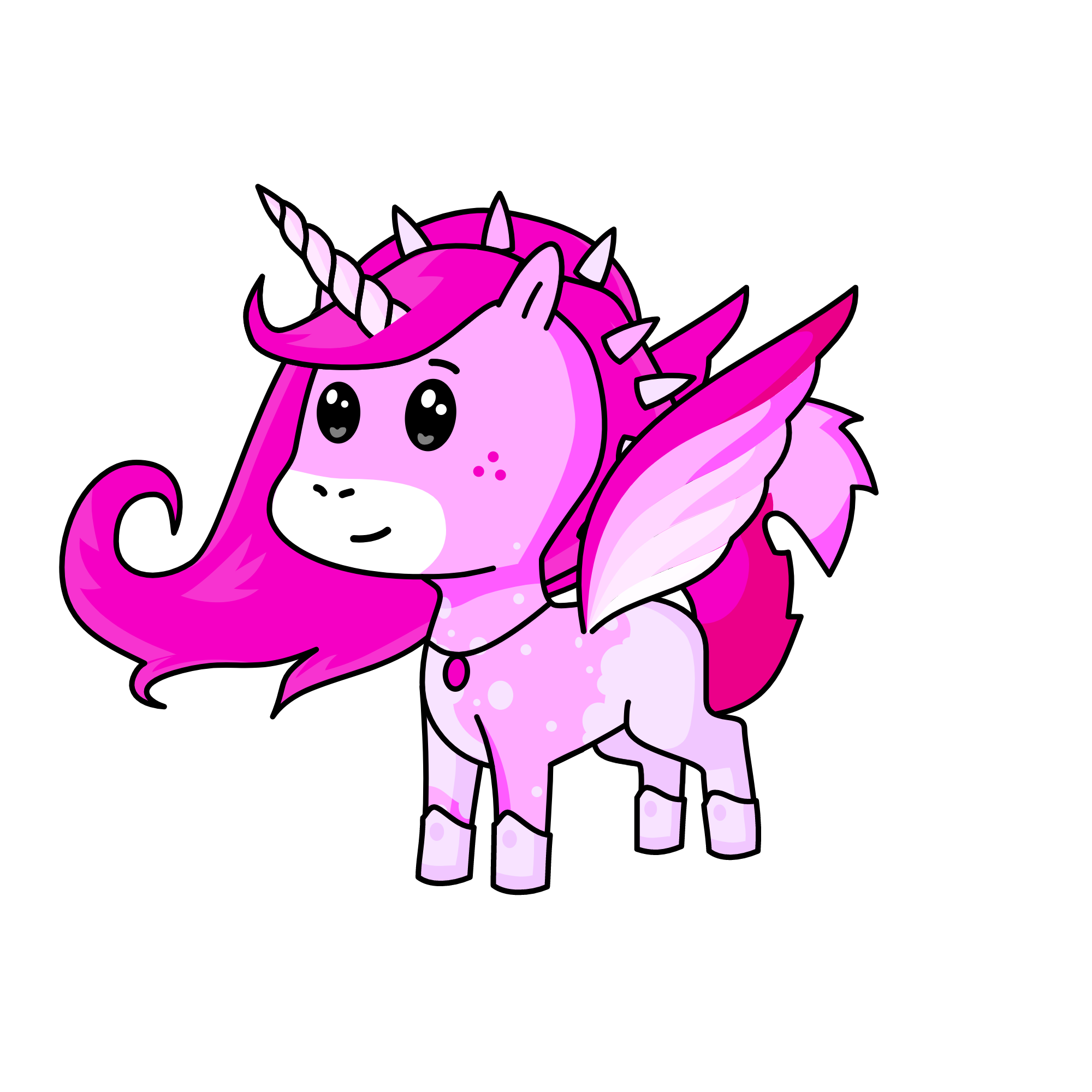 pinky, the unicorn