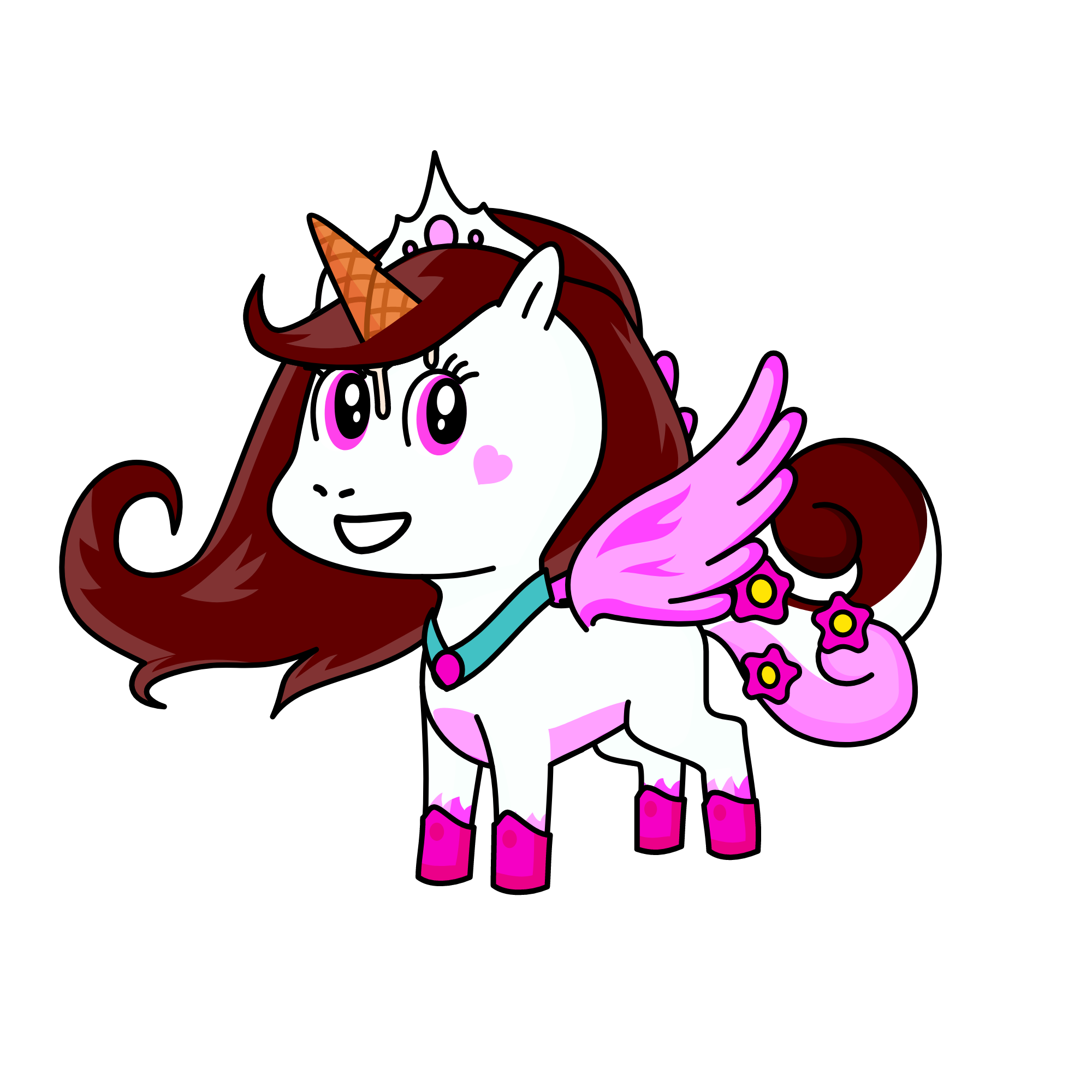Rainha dos doces, the unicorn