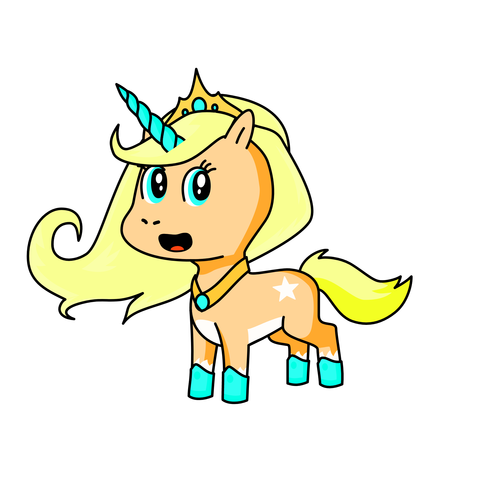 Queen Elsa Of Arendelle, the unicorn