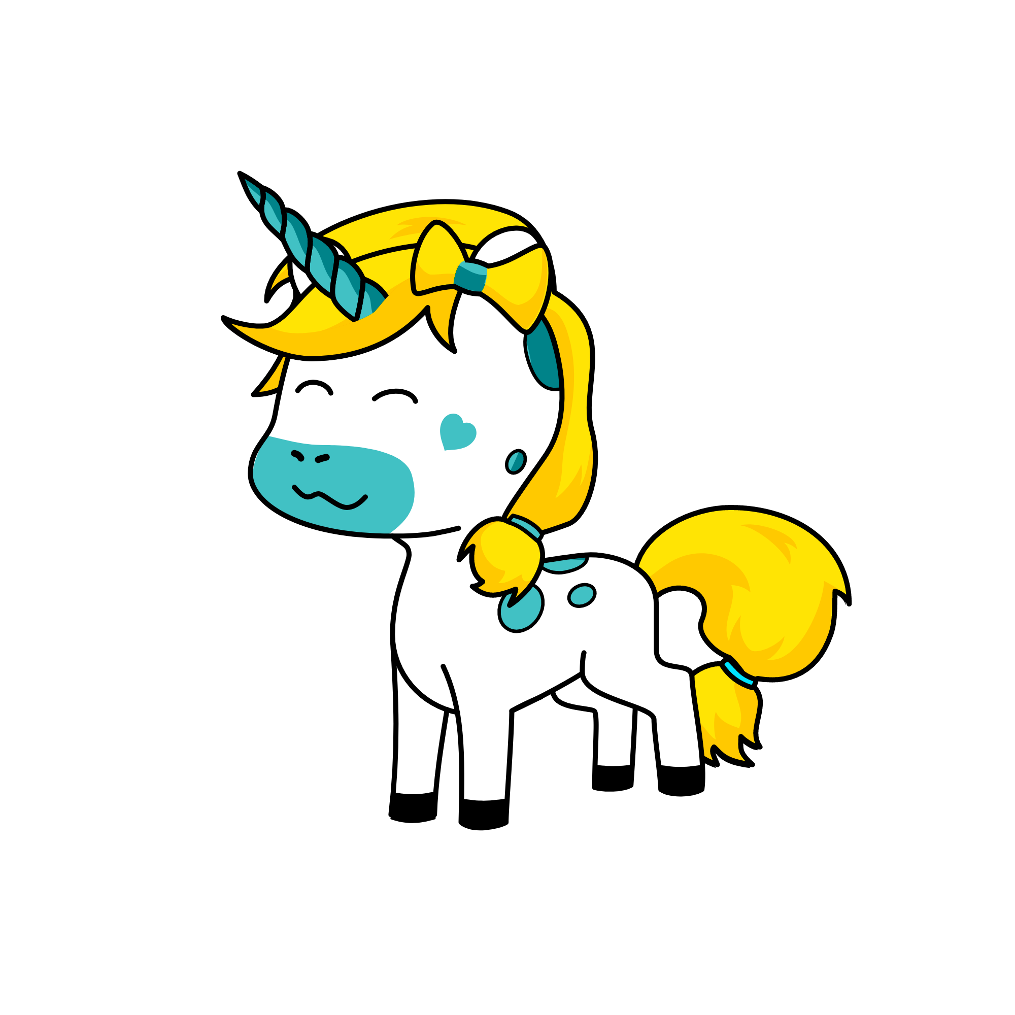 Sun, the unicorn