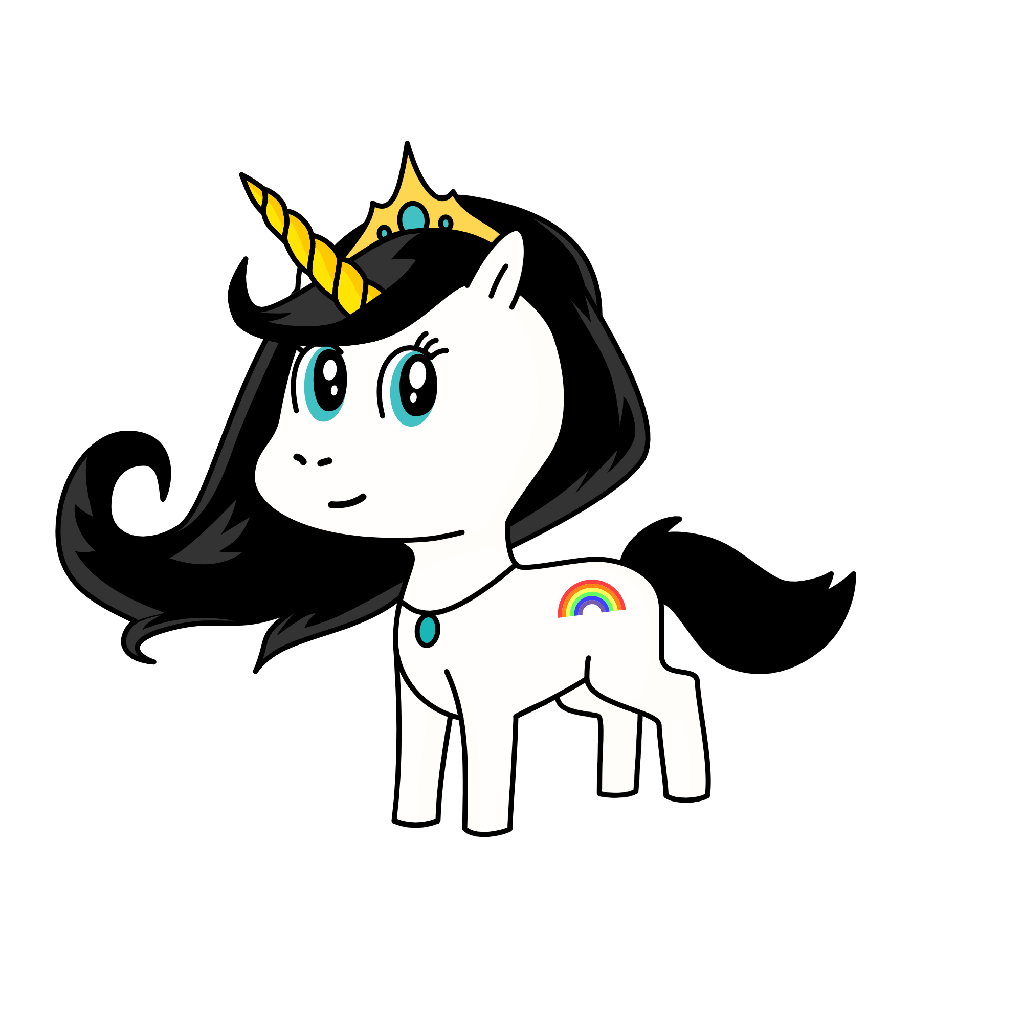 Amber, the unicorn