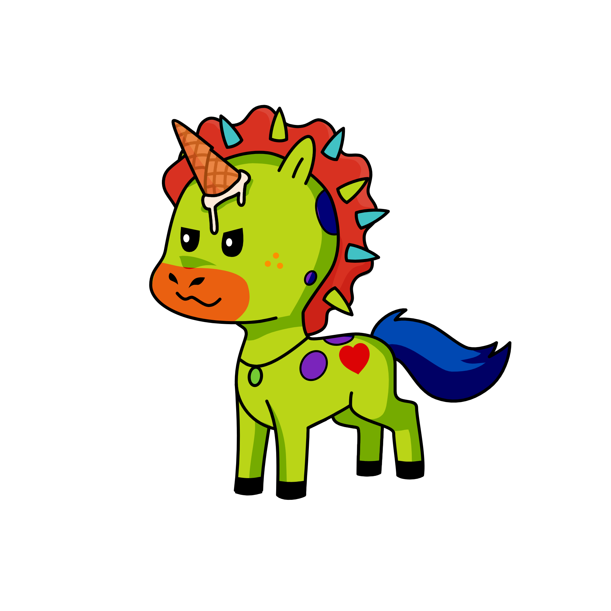 poop, the unicorn
