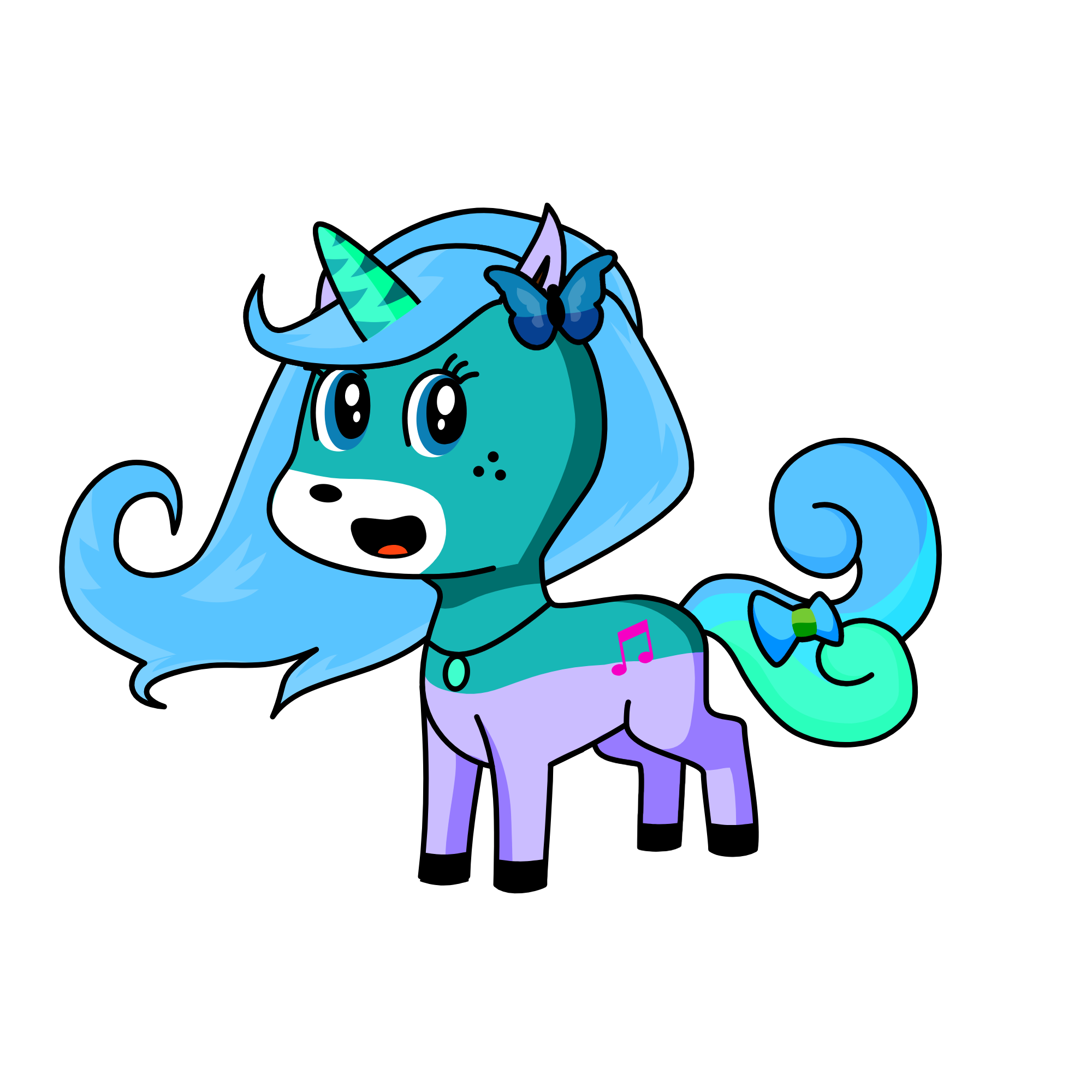 Melody Tunes, the unicorn