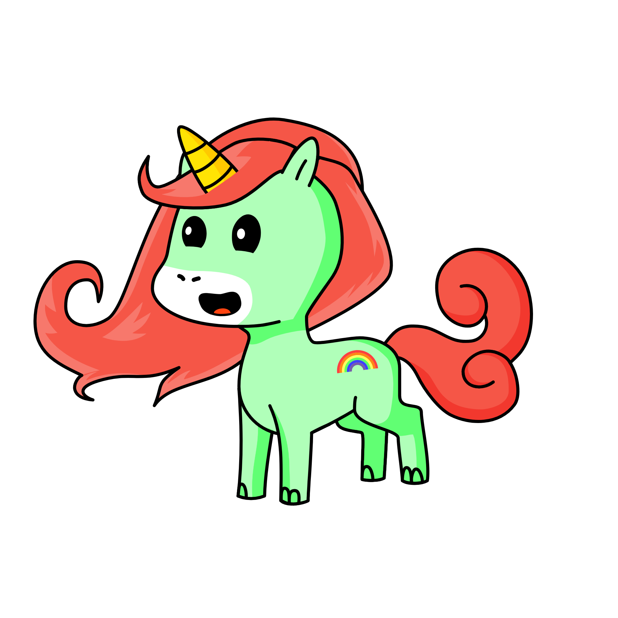 Peppermint, the unicorn
