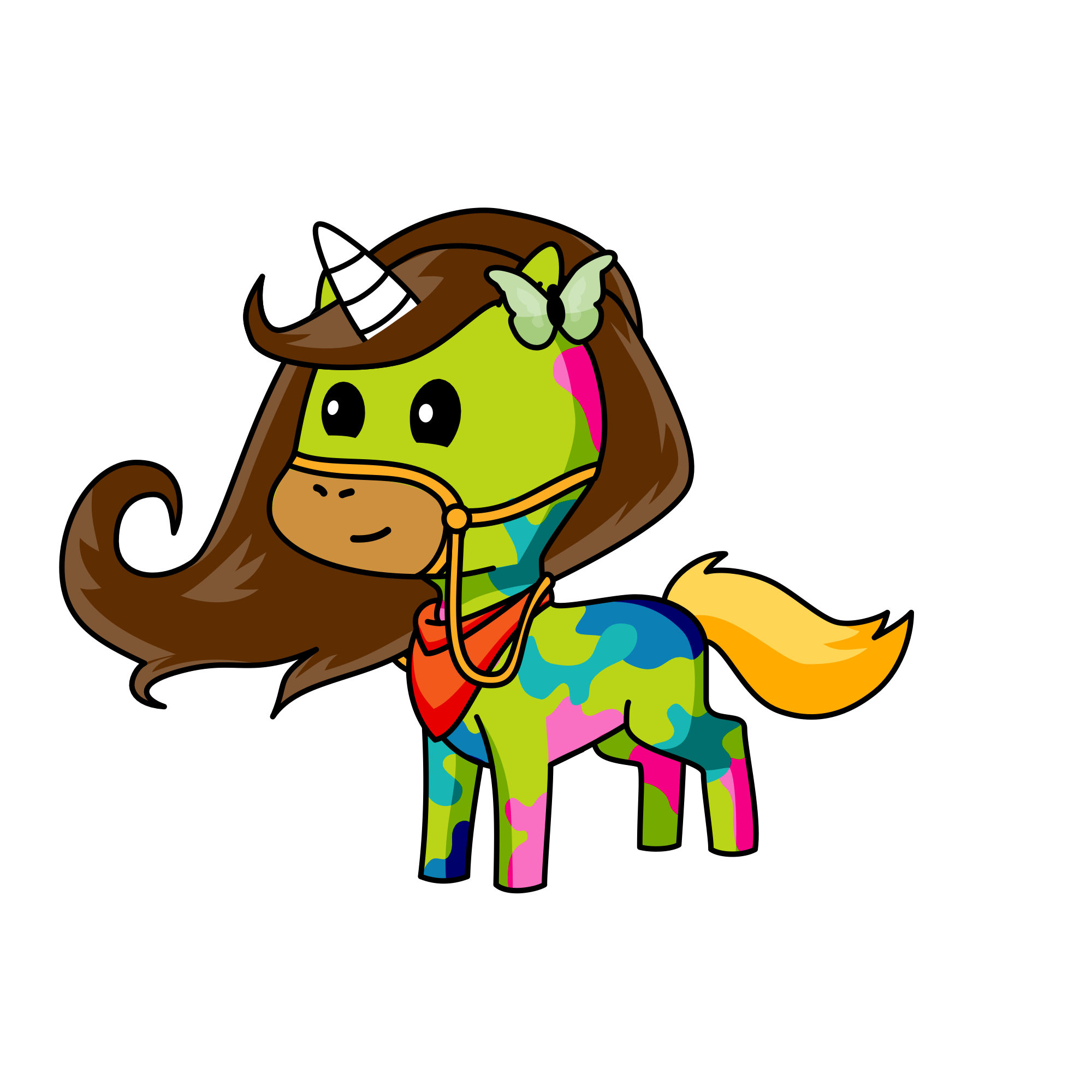 I Lucca dog garbage Kuper Copper, the unicorn