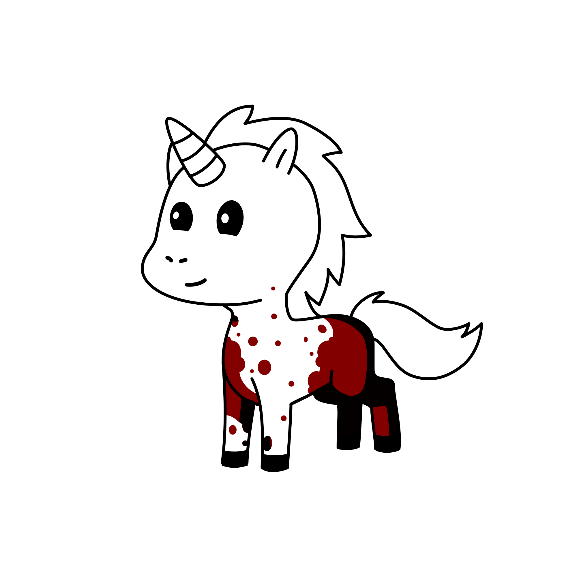 The pooping unicorn, the unicorn